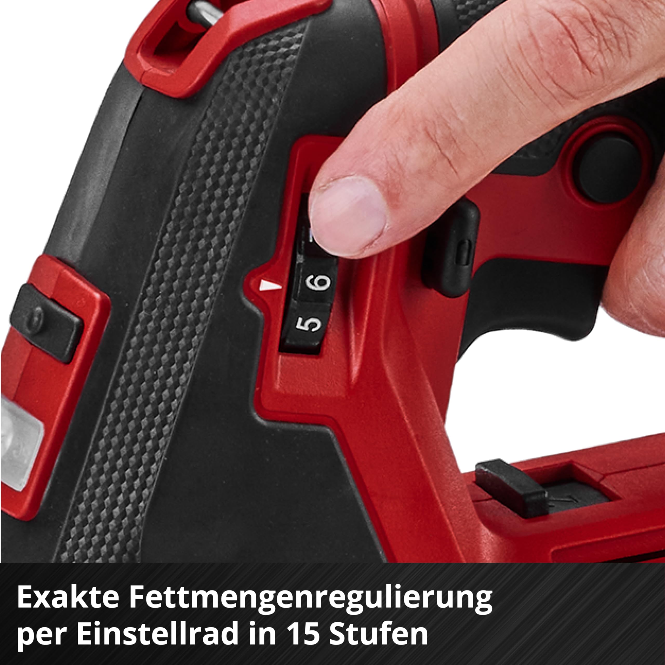 Einhell Professional Akku-Fettpresse TP-GR 18/690 Li - Solo Power X-Change (18 V, max. 690 bar/10000 PSI, max. 295 ml/min Auspressmenge, Fettmengenregulierung, 2 Gänge)