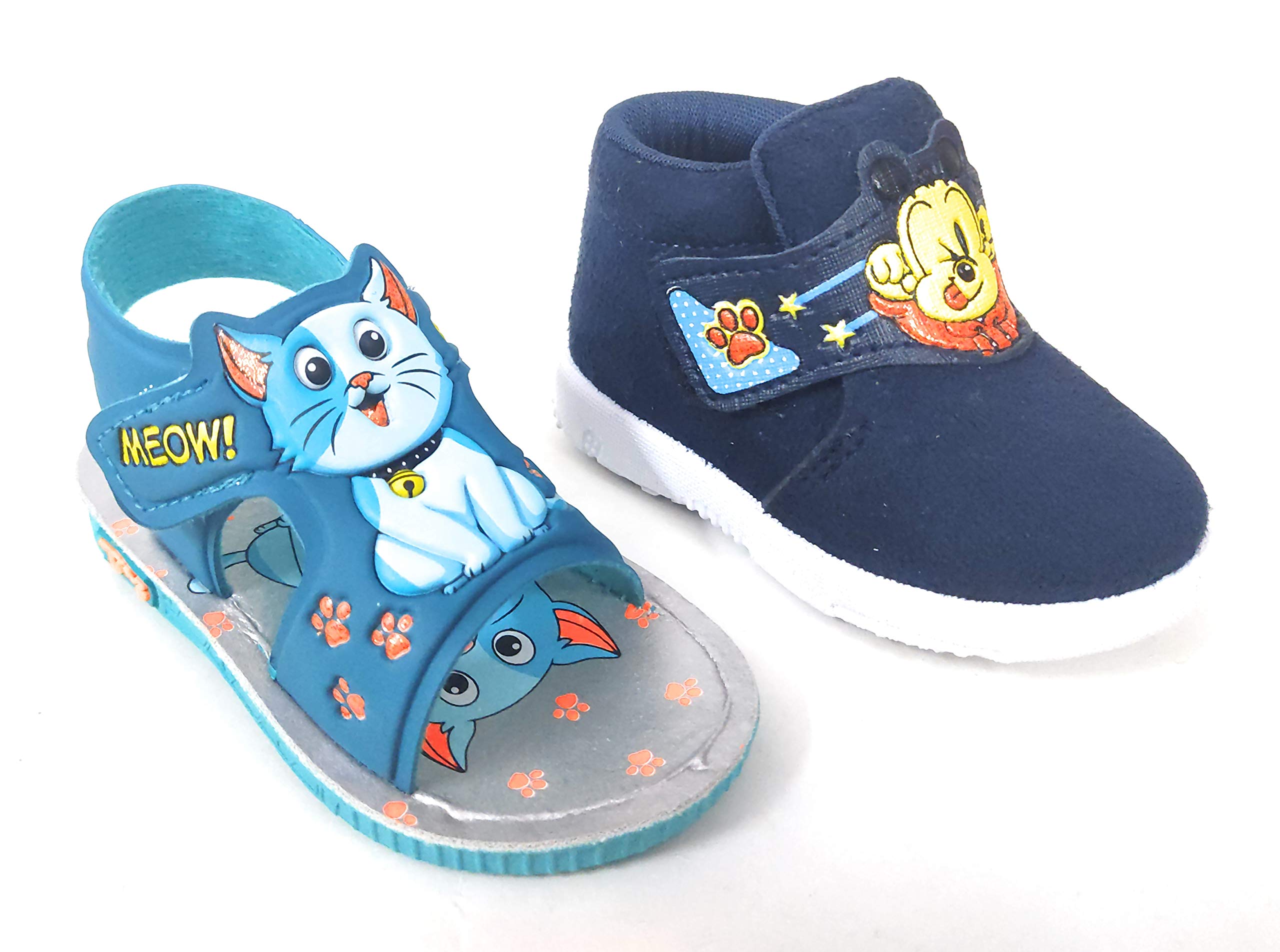 Coolz Kids Chu-Chu Sound Musical First Walking Shoes and Sandals Baby Boys and Baby Girls for 9-21 Months (Combo-Pack of 2 Pairs) (Sea Green and Blue, 12_months) (B08ZT1RB8P) Amazon Price History, Amazon Price Tracker