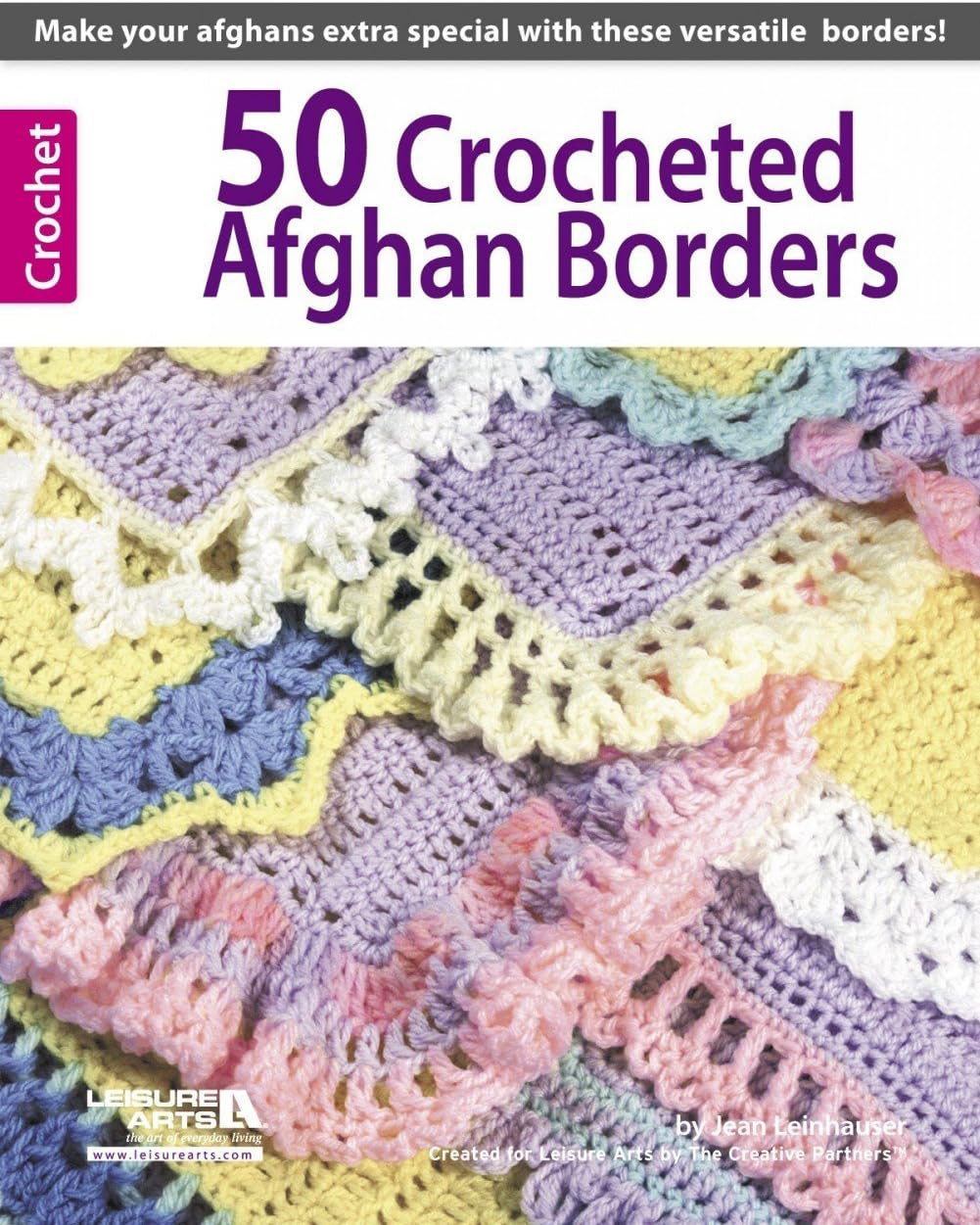 50 Crocheted Afghan Borders Kindle Edition