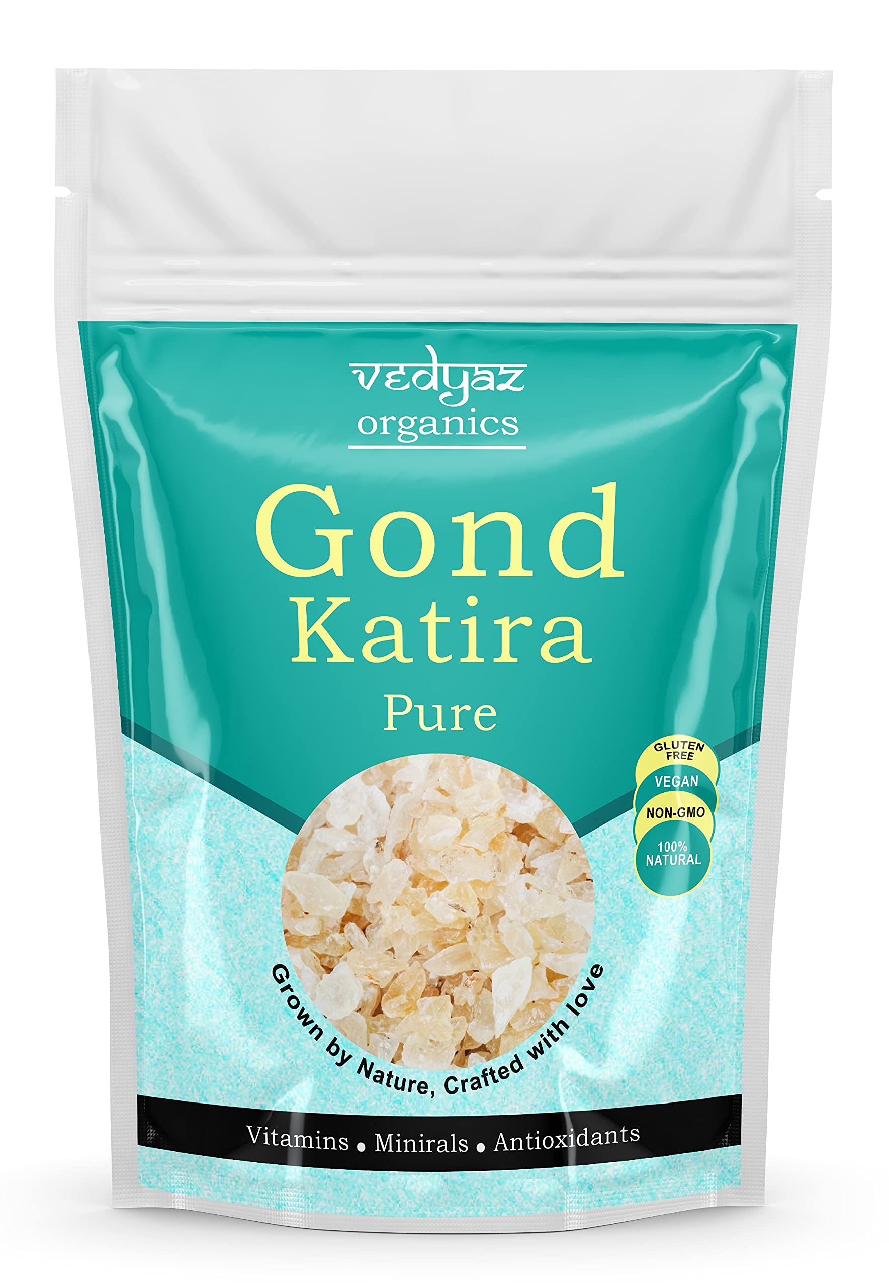 Vedyaz Organics Fresh Gond Katira Pure Organic (Edible Gum) Tragacanth Crystals-1 Kg-Original Almond Gum With High Cooling Properties|Almond Gum (B0D2NT446R) Amazon Price History, Amazon Price Tracker