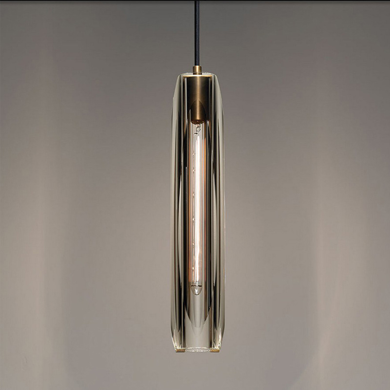 Image of Pendant Lights Kitchen Island Pendant Lights Pendant Light fixtures Kitchen Pendant Light pendent Light 15 inch Smoke Gray Crystal lampshade Island Pendant Lights for Kitchen