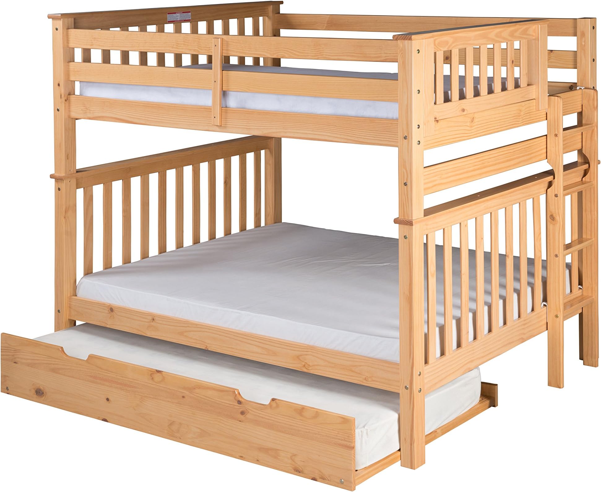 Camaflexi Santa Fe Bunk, Full over Full, Natural