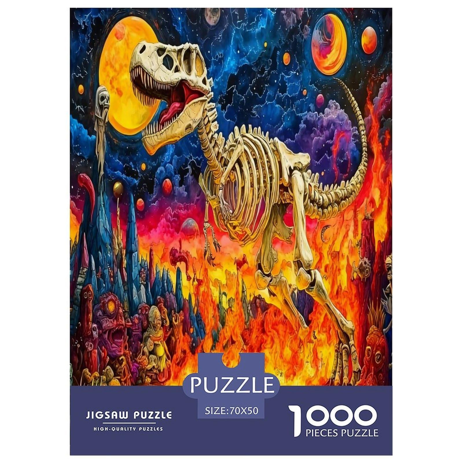 1000 Piece Dinosaur Jigsaw Puzzles for Adults Gifts Educational Games Home Decoration Animal Jigsaw Puzzle for Adults And Kids 70x50cm/1000pcs