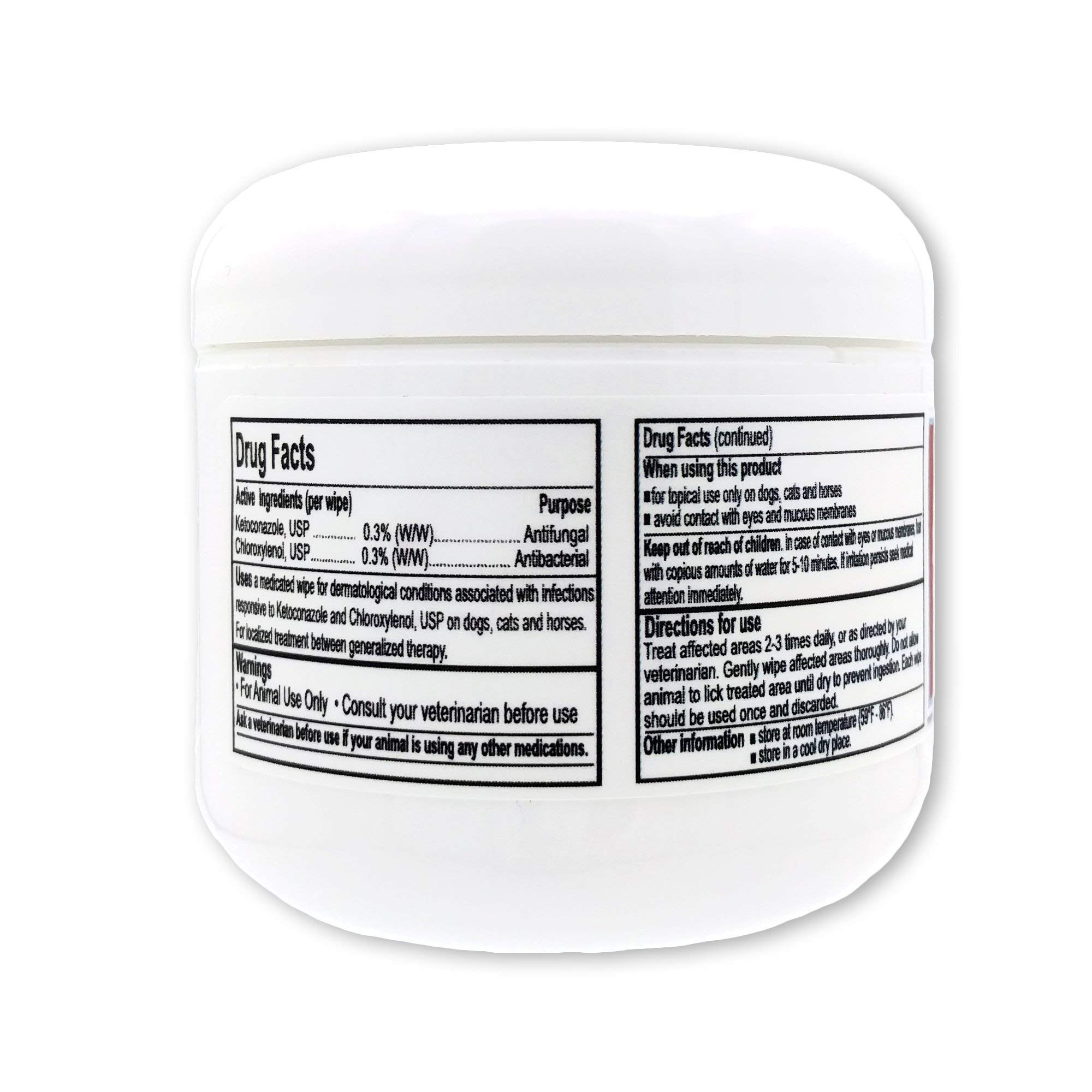 Seamus Medicated Pet Wipe Chlorhexidine and Ketoconazole A Water