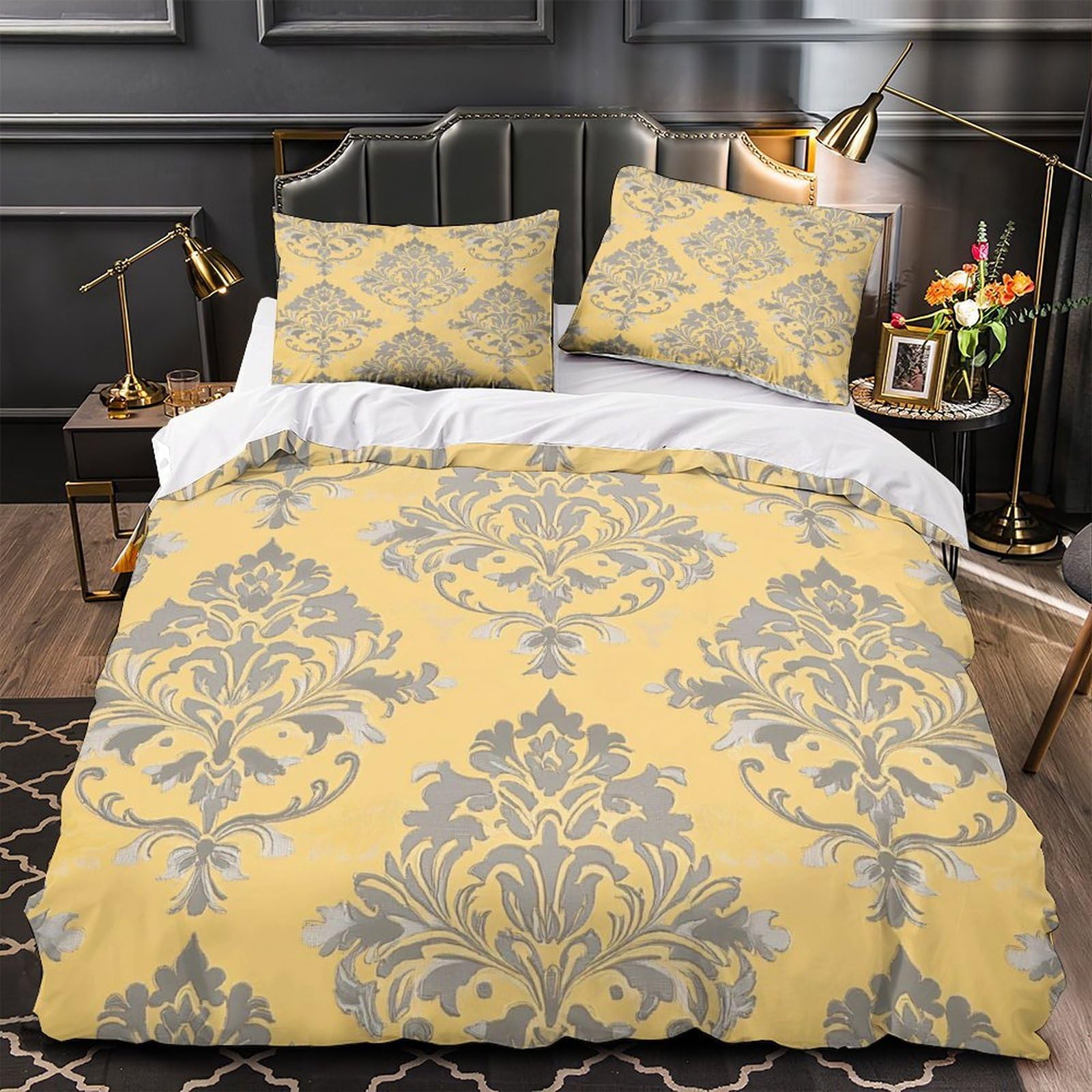Parure orchidées 3D pour chambre d'enfant, housse de couette légère et douce 200x200cm