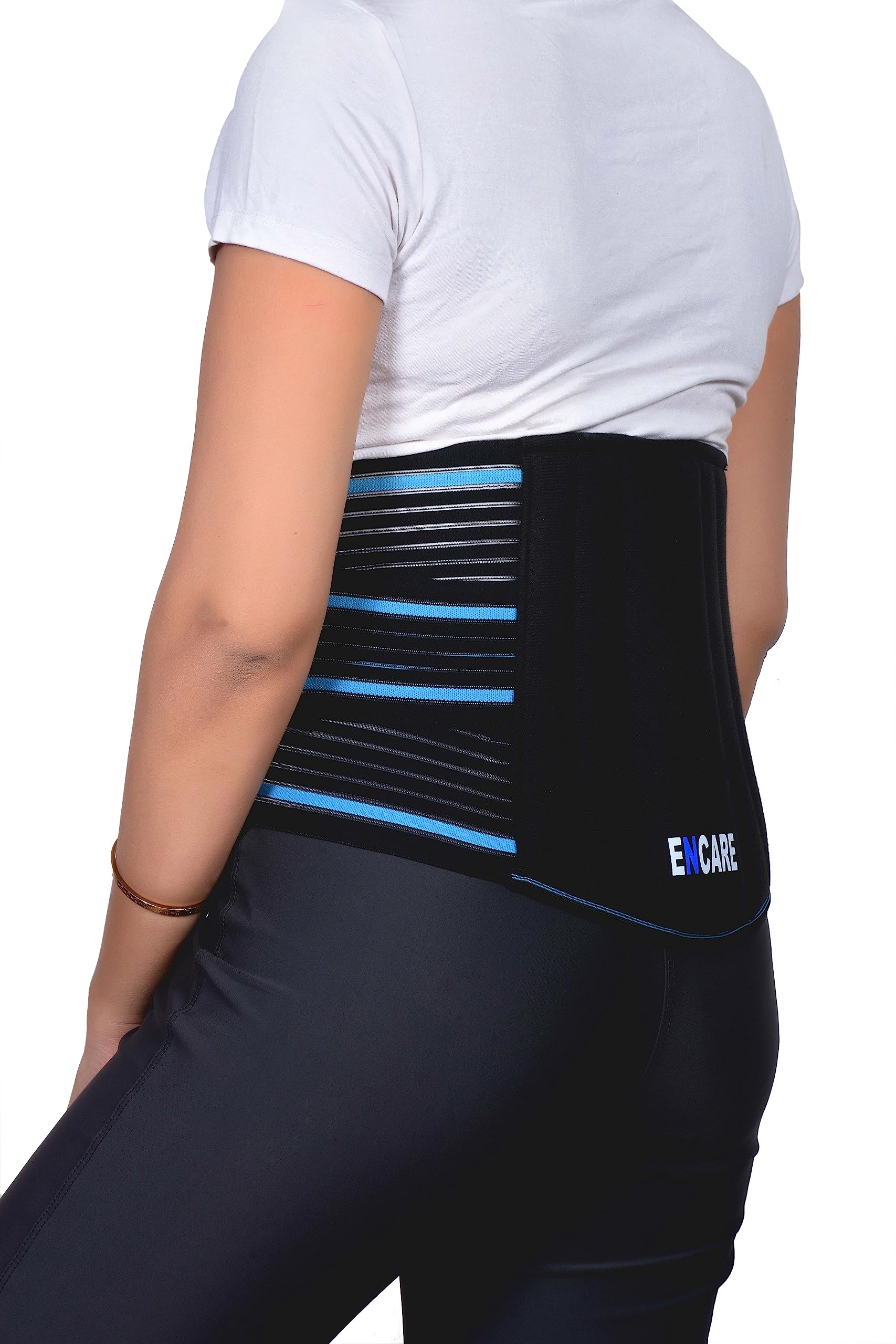 encare LUMBO SACRAL BELT,BELT FOR BACK PAIN,LUMBAR SPINE,SUPPORT BLACK (M)