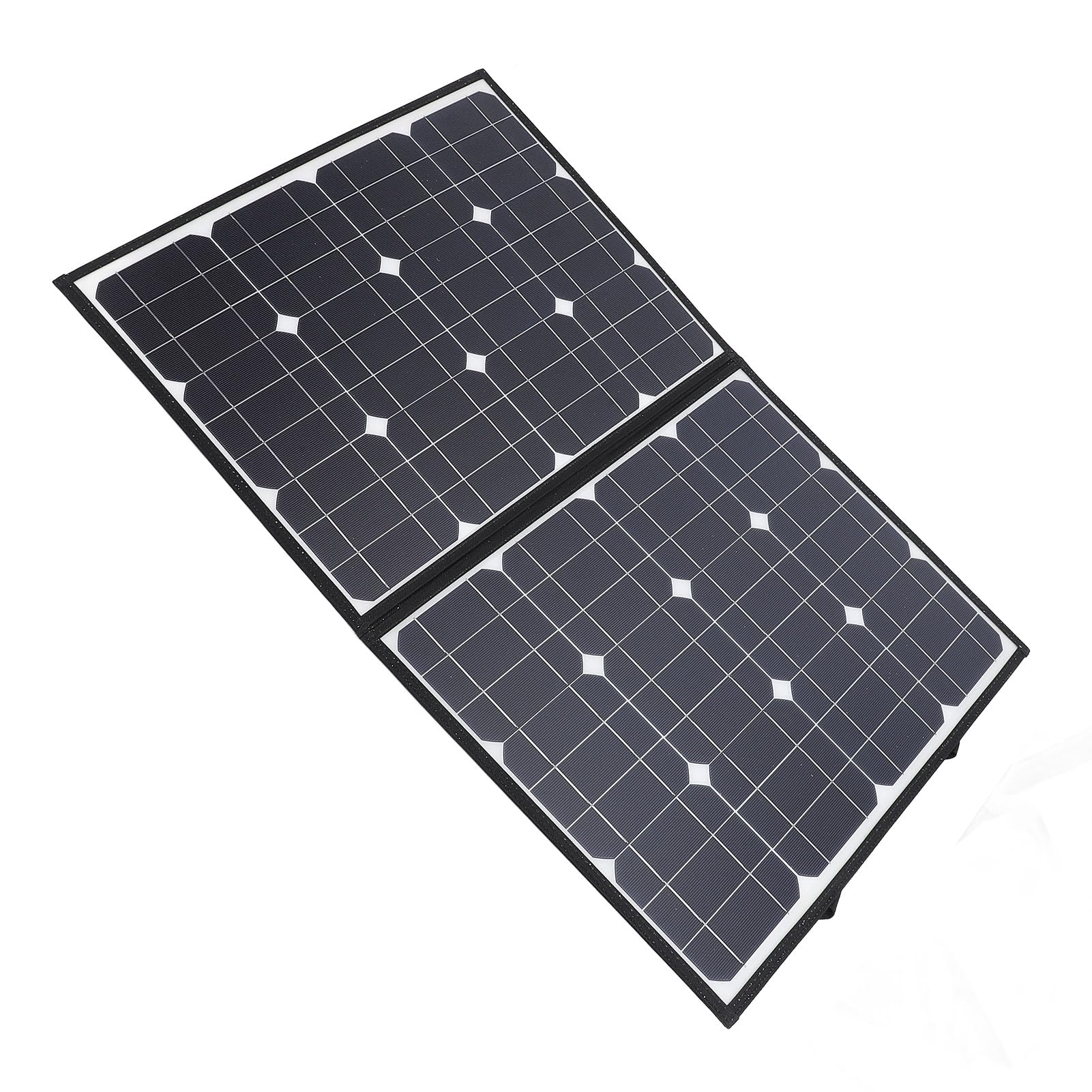 Przenośny Panel Słoneczny, Monokrystaliczne Panele Słoneczne o Mocy 200 W ze Sterownikiem 5 V 12 V 24 do łodzi Samochodowej RV, wydajność 24%, Składana Konstrukcja, Inteligentna Osłona