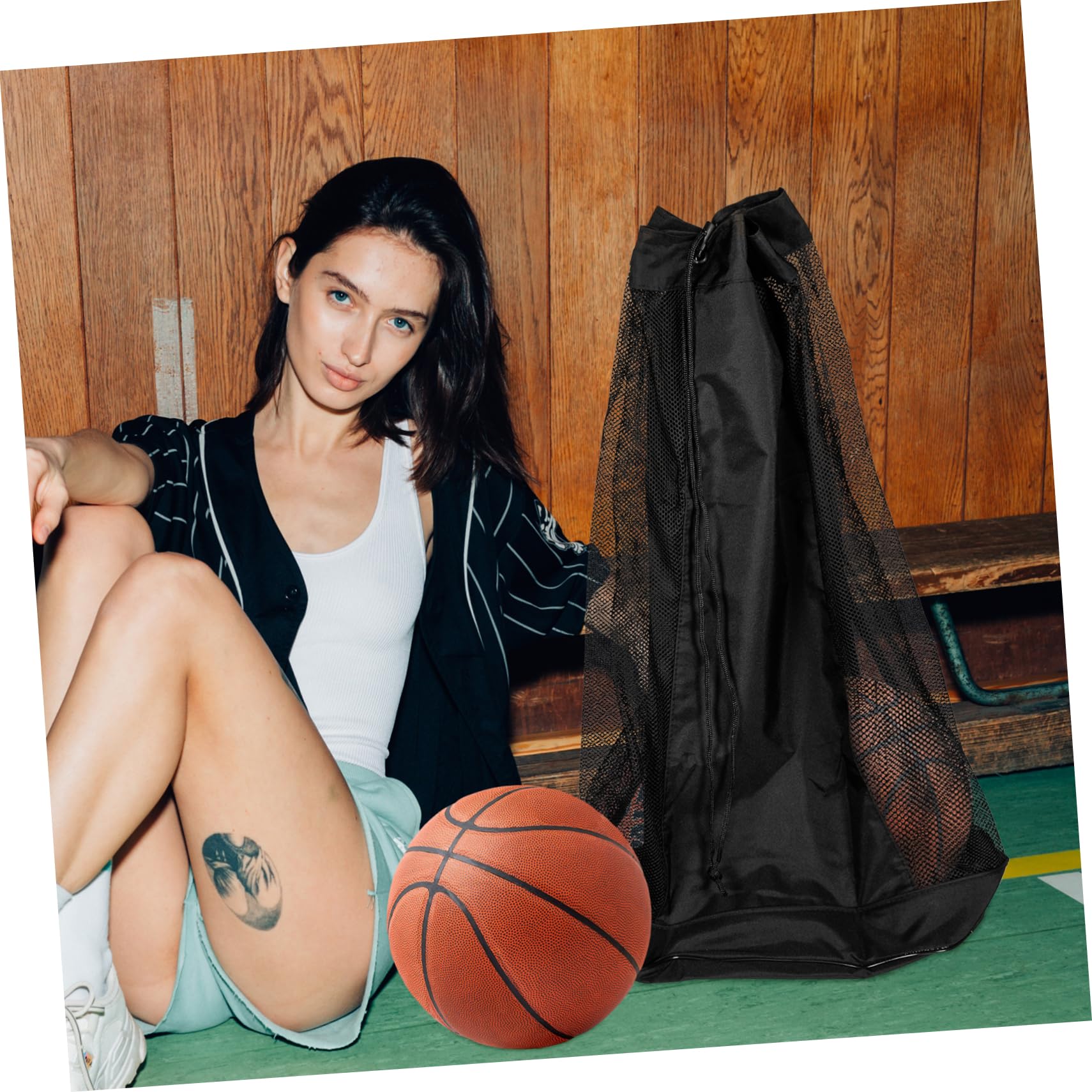 HANABASS Balltasche für Trainingsbälle, Große Kapazität, Oxfordstoff