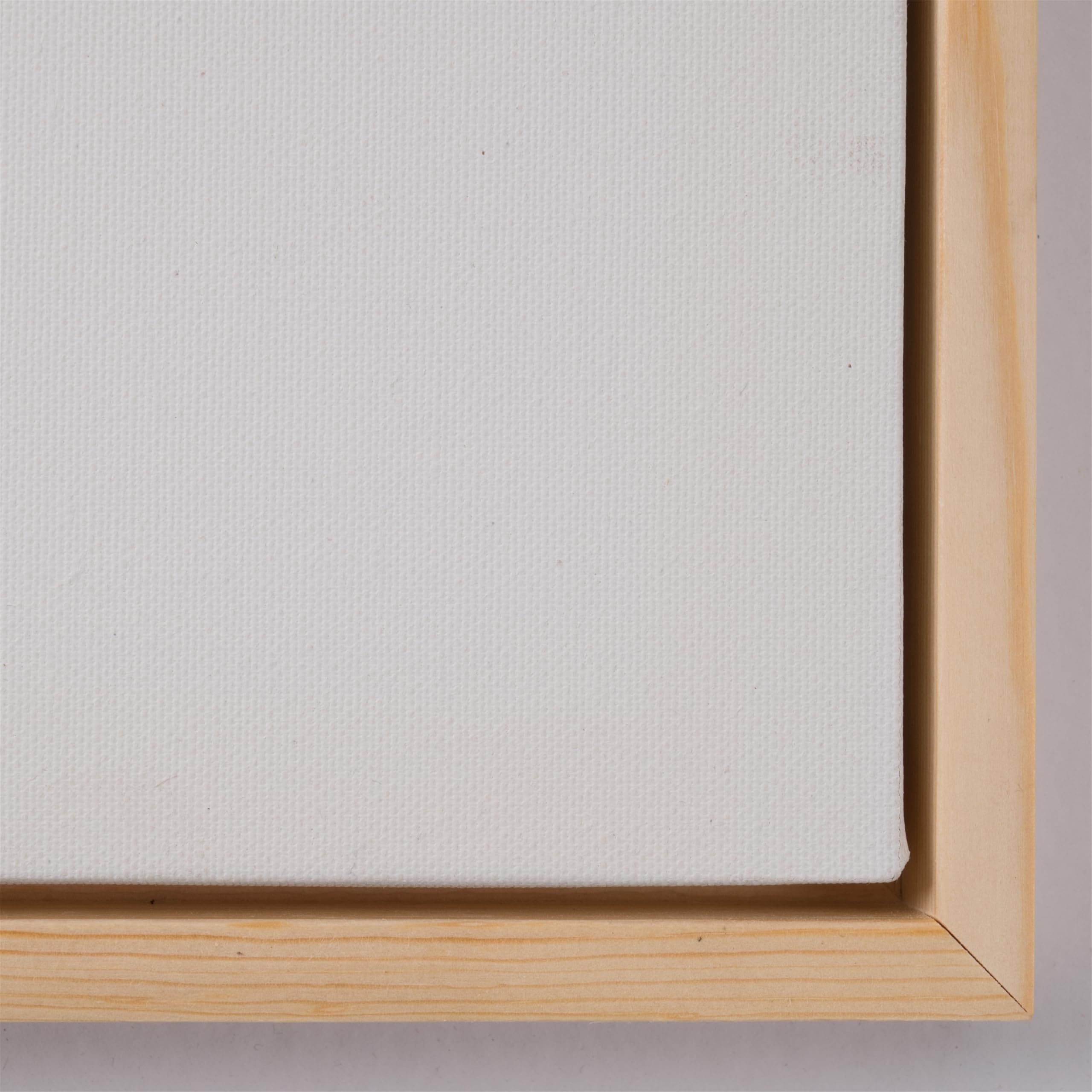 2 cornici ombreggiate per telaio a cuneo, 30 x 40 cm, per tele su telaio con effetto profondità in legno di pino non trattato