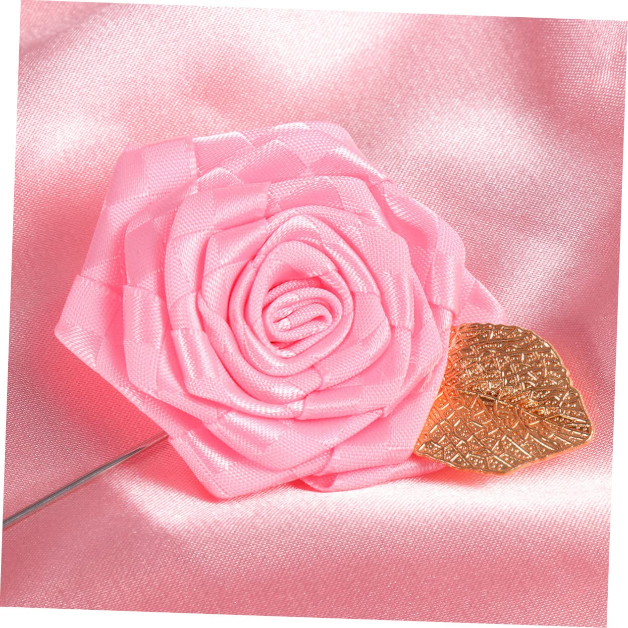 GALPADA 24pezzi Tessuto Per Abbigliamento Spille Da Giacca Eleganti Per Decorazione Di Adatte Matrimoni e Feste Rosa