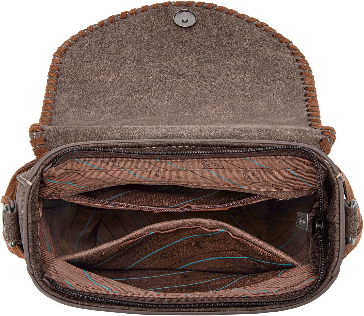 Montana West Crossbody Bags for Women Floral Embossed Shoulder Bag Concho Collection with Tassels - Image 4