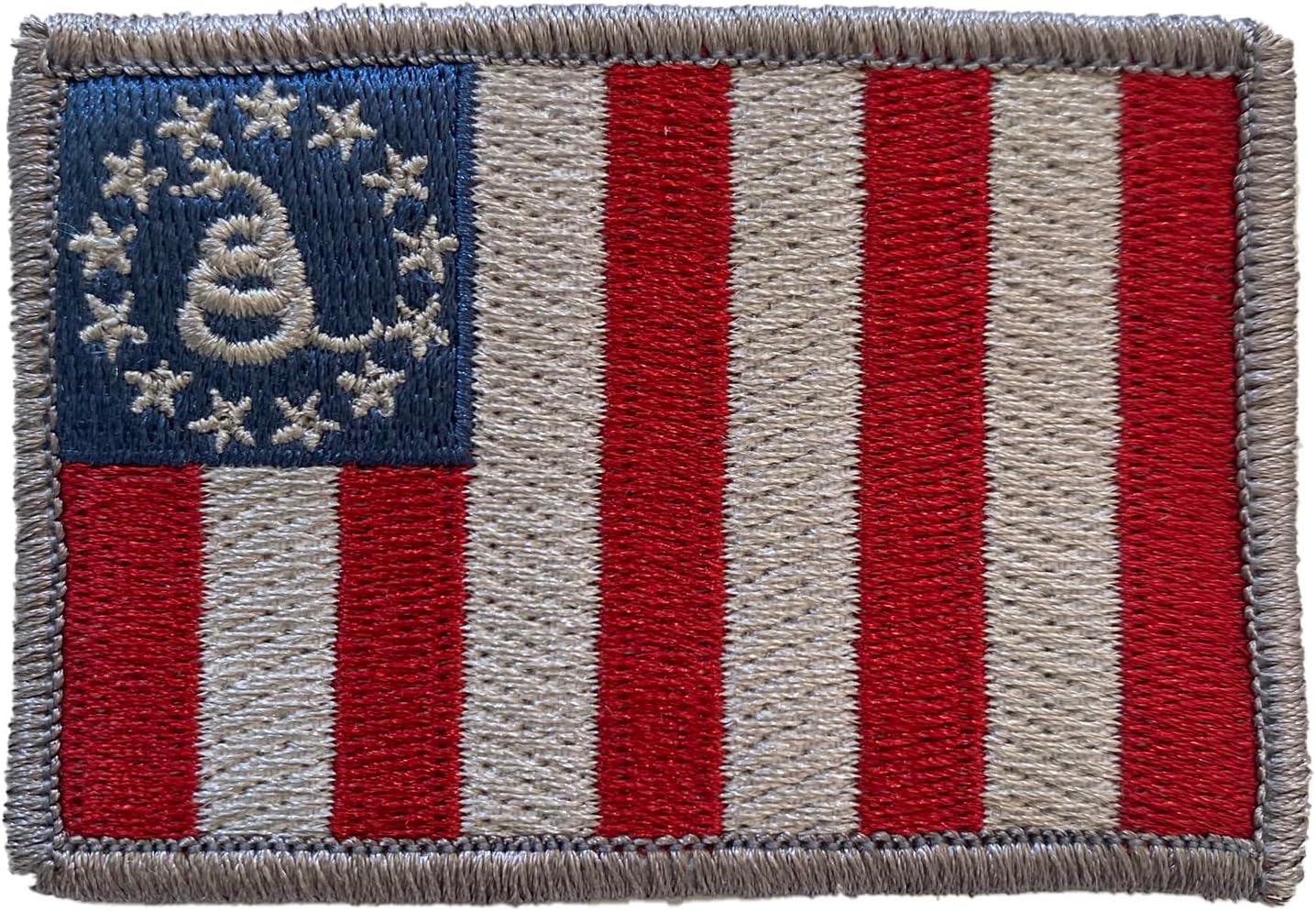 Sons of Liberty/Gadsden Tactical Patch - Subdued Silver/Blue