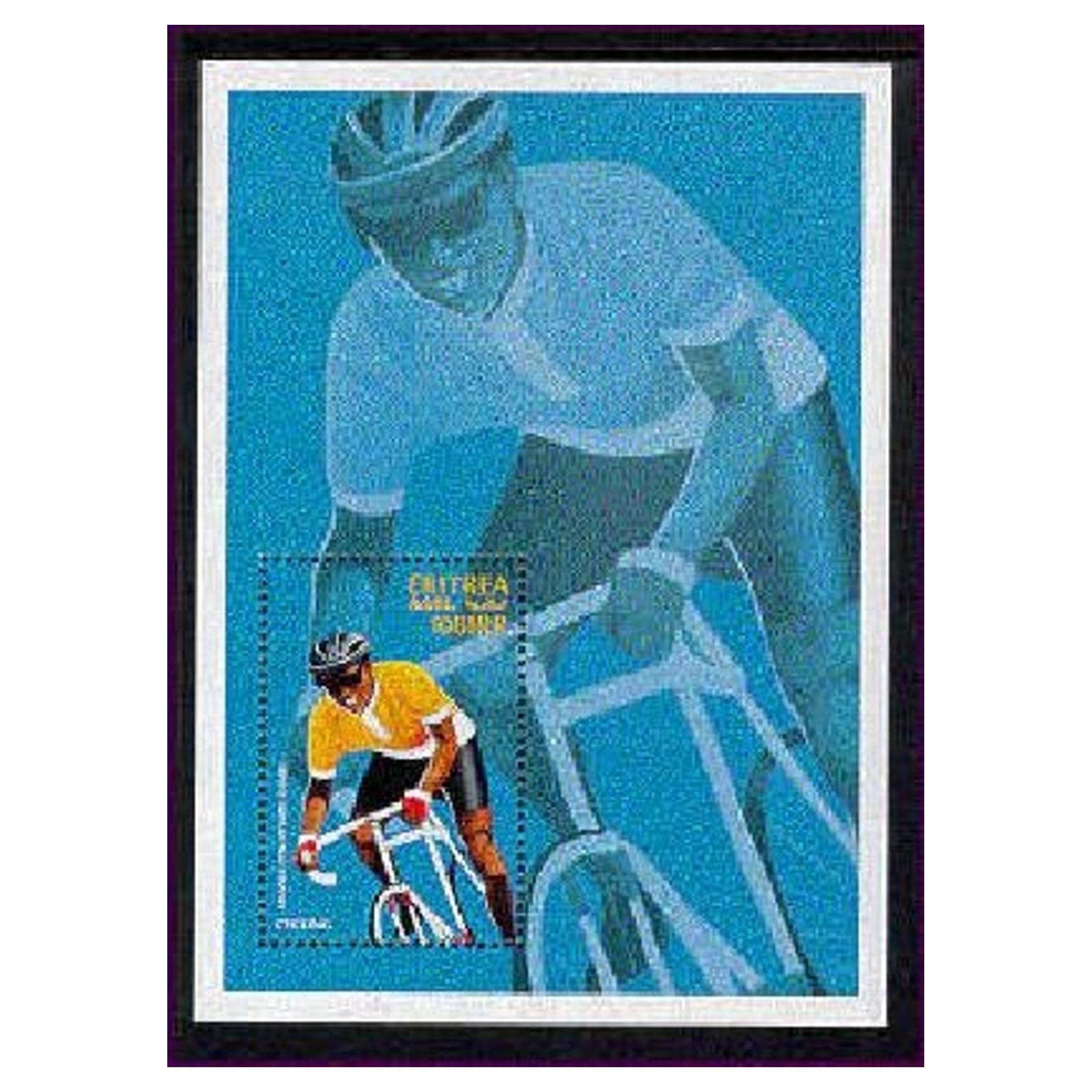 Eritrea Olympics 96 Souvenir Sheet II | Olympics Collectible Mail & Postage Stamps from 1996 | Scott 273 | Famous & Rare Postal Stamp & Mailing Merchandise Gift for Collectors & Memorabilia Enthusiast