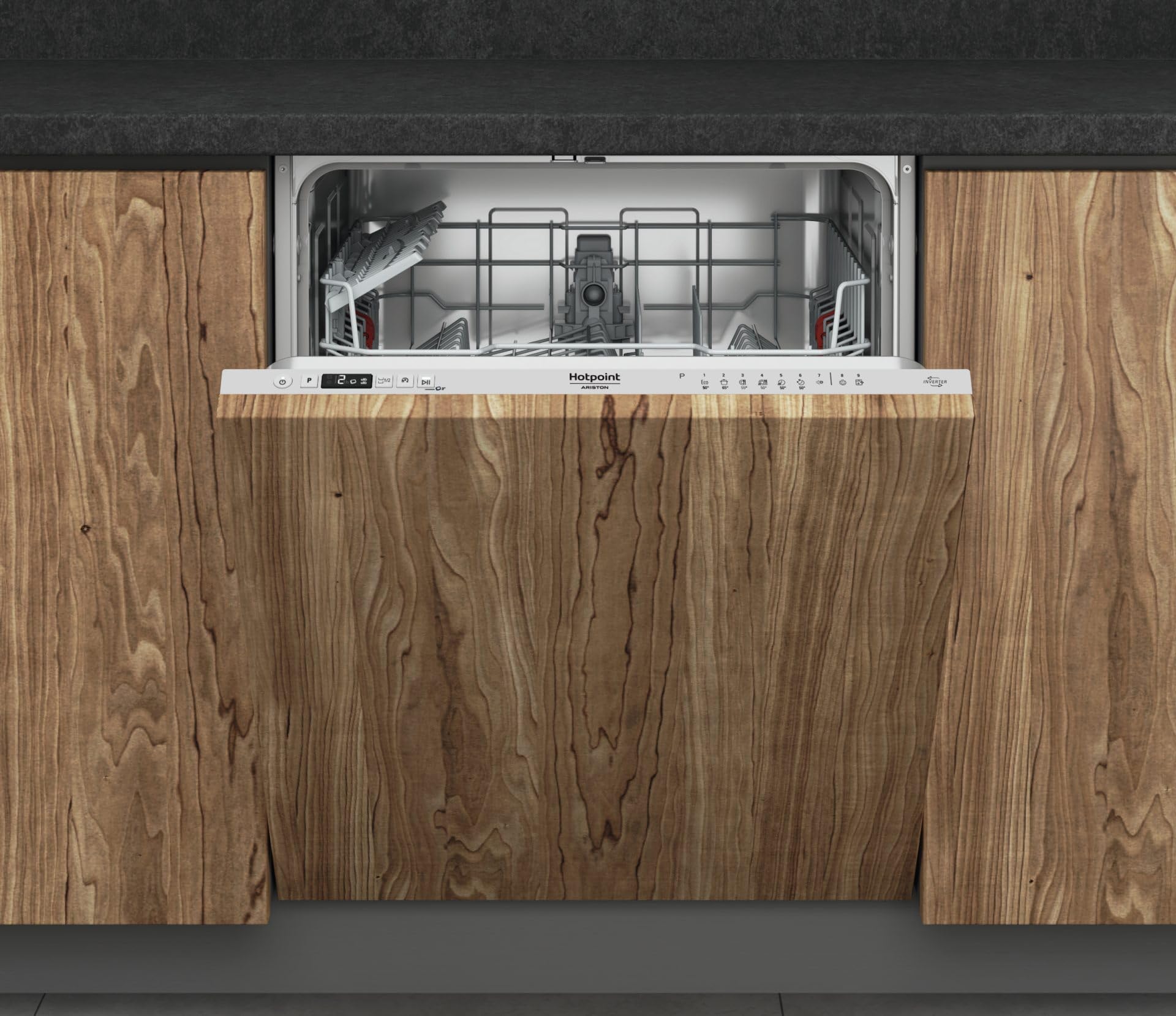Hotpoint Ariston H2I HRD526 S - Lavastoviglie, 14 Coperti, Classe energetica E