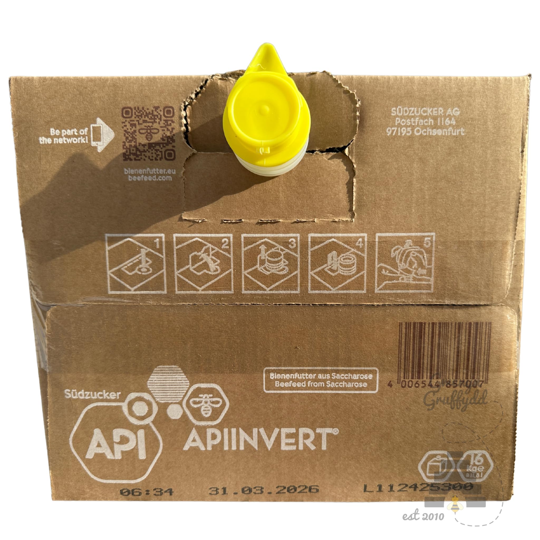 Südzucker Apiinvert® karma dla pszczół 16 kg pudełko