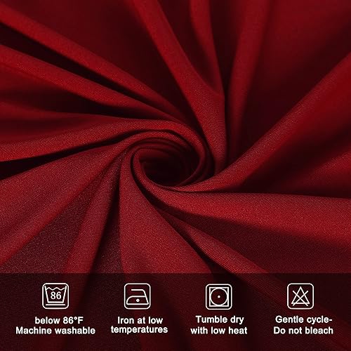 Miniatura 10 de Manteles ajustables de 6 pies para mesas rectangulares, 2 piezas, protector de mesa de elastano elástico para banquetes, camas de masaje, bodas,