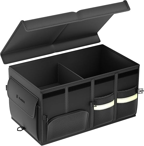 FLORICH Organizador de maletero con almacenamiento de zapatos transpirable para SUV, organizadores de automóvil impermeables plegables, organizador