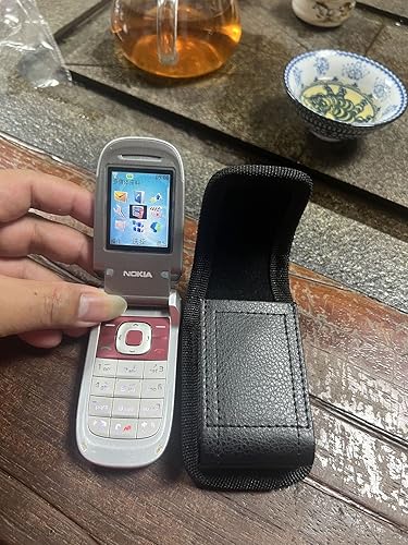 Miniatura 5 de Funda Kyocera DuraXE Epic, Kyocera DuraXA Equip Case, Kyocera DuraXV Extreme Case, Funda elástica de piel vegana con clip de lazo de metal para