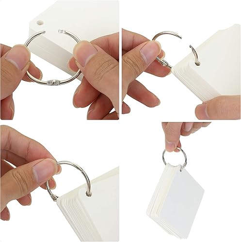 Miniatura 7 de Mr. Pen - Anillos para carpeta, anillo de hojas sueltas, 36 unidades, varios tamaños