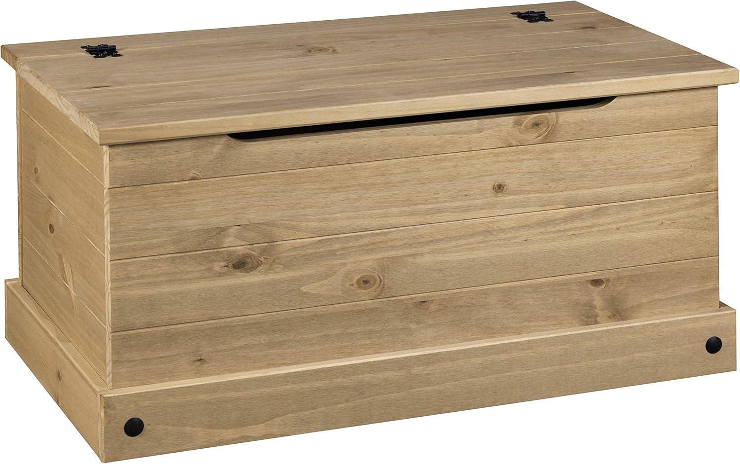 Corona Solid Pine Ottoman Single Bedding Box Toy Chest Traditional