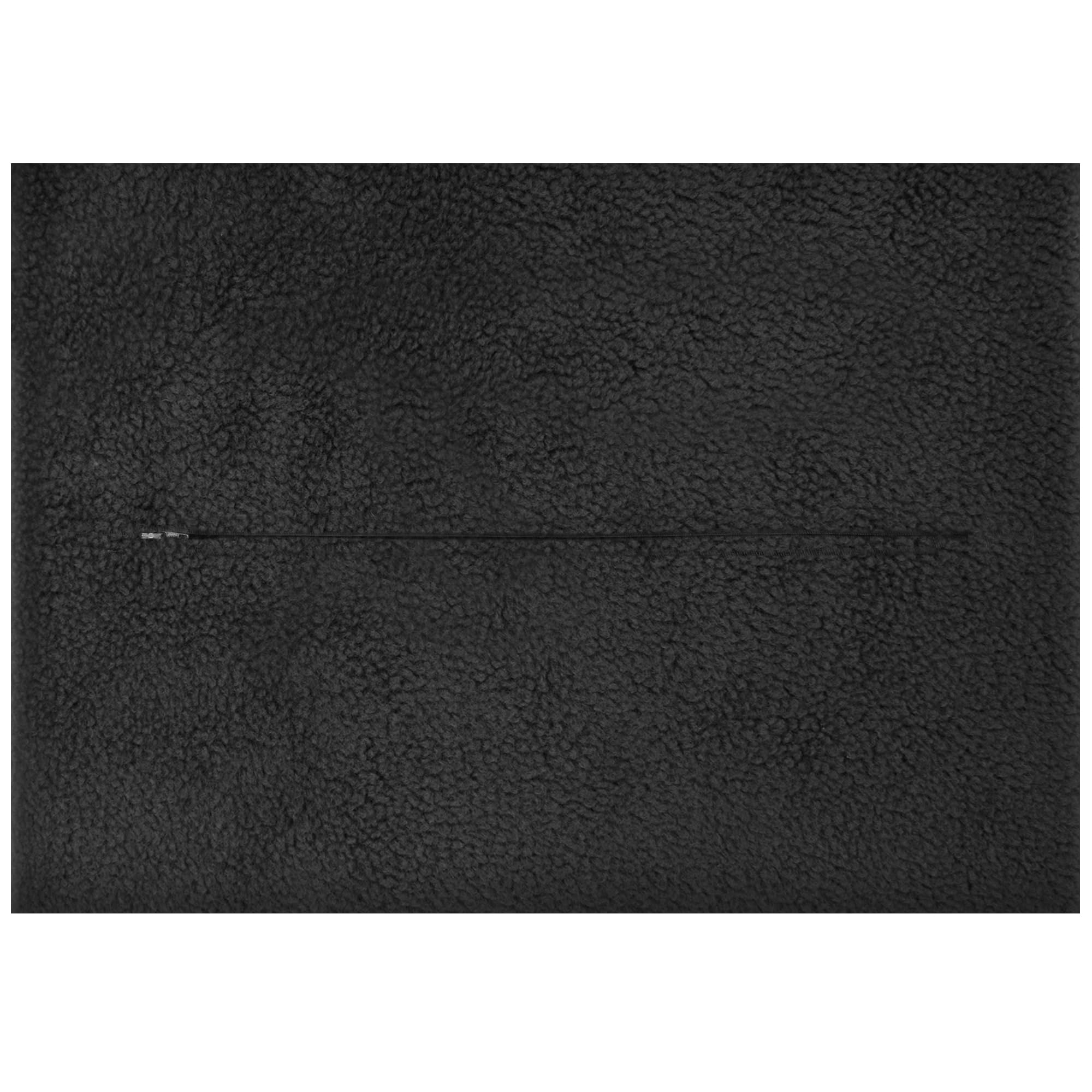 HappySnapGifts Cushion Back with Zip - (36cm x 25cm) (Fleece Fabric - Black)