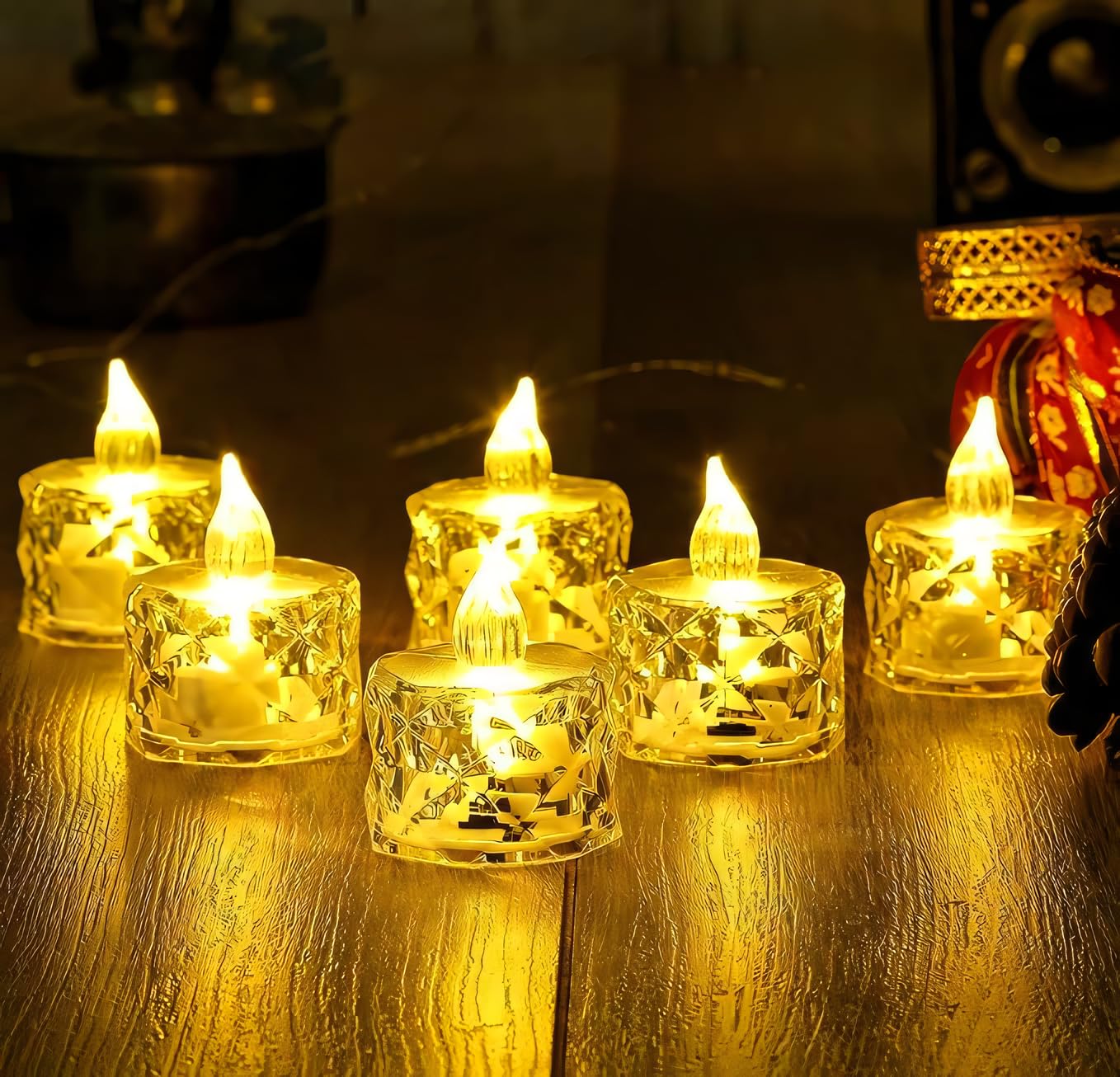 See full amazon price history chart for One94store 6 Pcs Flameless and Smokeless Decorative Candles Transparent Acrylic Led Tea Light Candle for Christmas, Festival,Candles (6 Pieces, Yellow, 2 cm) One94store 6 Pcs Flameless and Smokeless Decorative Candles Transparent Acrylic Led Tea Light Candle for Christmas, Festival,Candles (6 Pieces, Yellow, 2 cm) (B0CF5HGCSN) Amazon Price History, Amazon Price Tracker