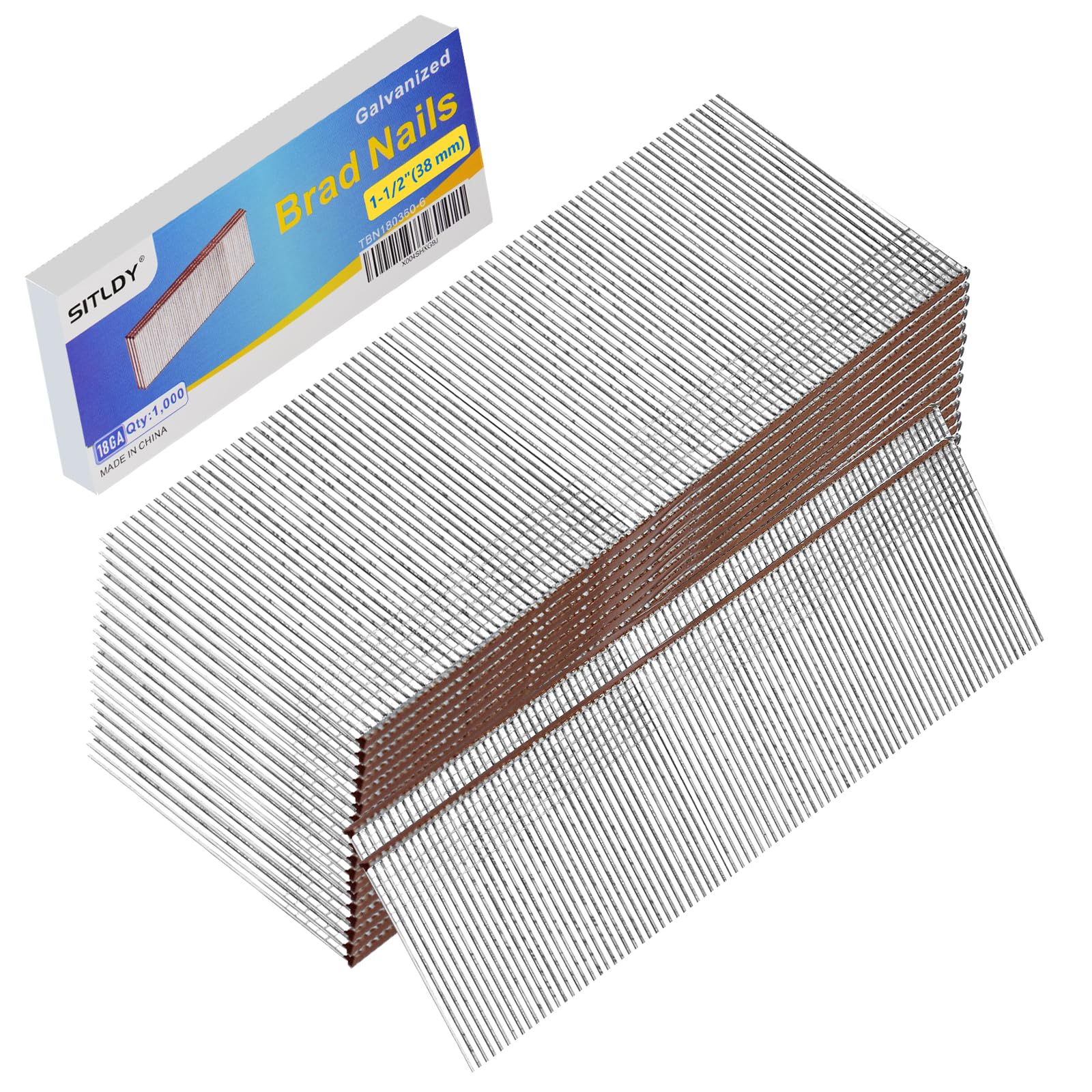 18 Gauge Galvanized Brad Nails - 1600 Pack -11