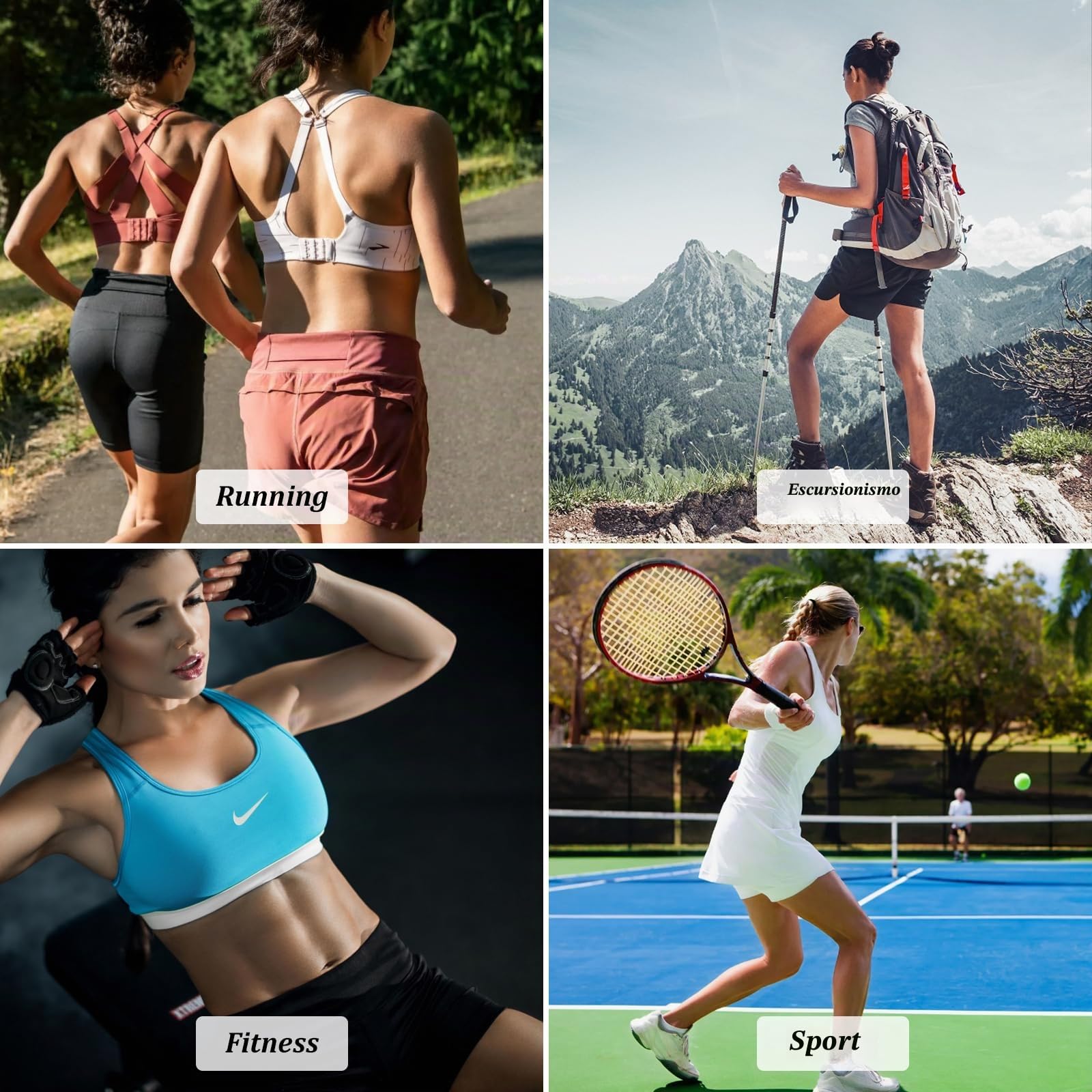 Pantaloncini da corsa 2 in 1 da donna, ad asciugatura rapida, con tasca per telefono, per allenamento, atletica, jogging, palestra, yoga, con fodera interna