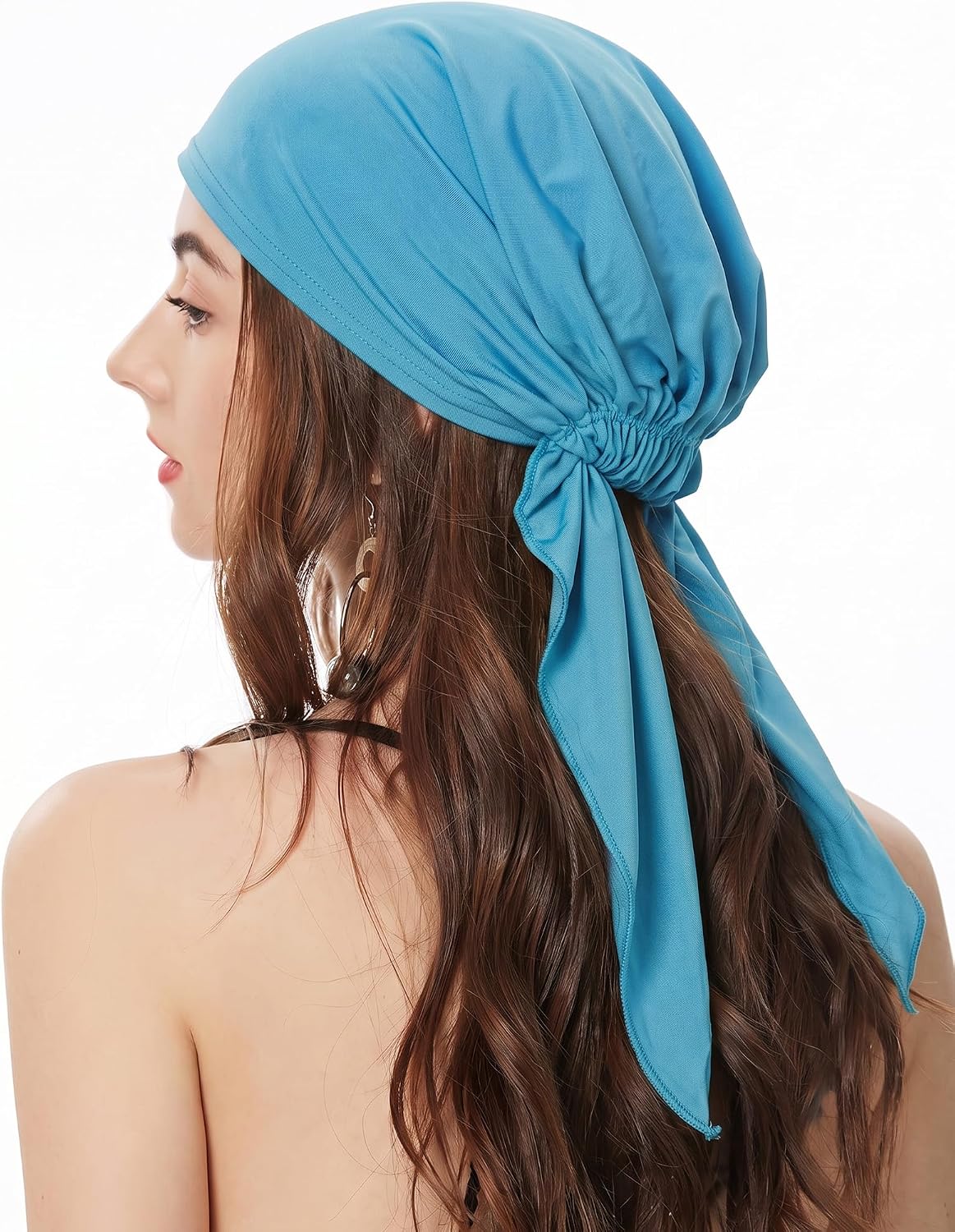 ZLYC Chemo Headwear Pre Tied Head Scarf Headwrap Beanie for Women image 4