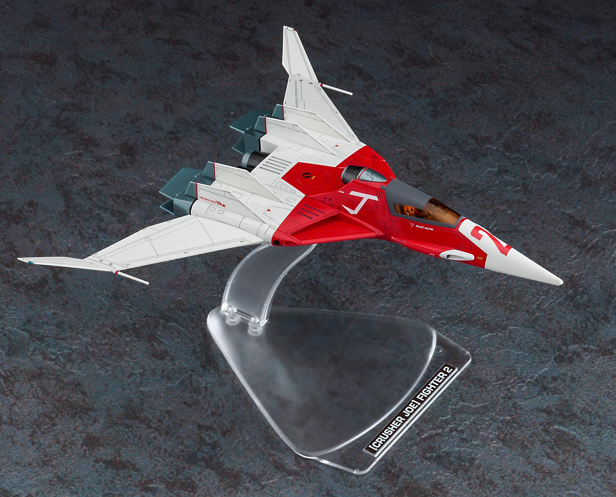 Hasegawa 064775 - Modellino Crusher Joe fighter 2, scala 1:72