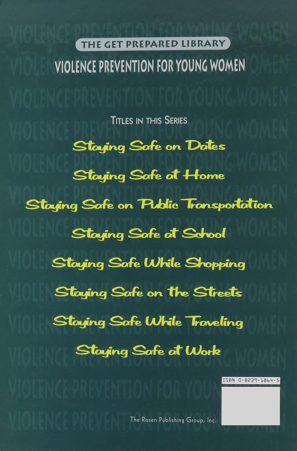Staying Safe at School (Get Prepared Library)