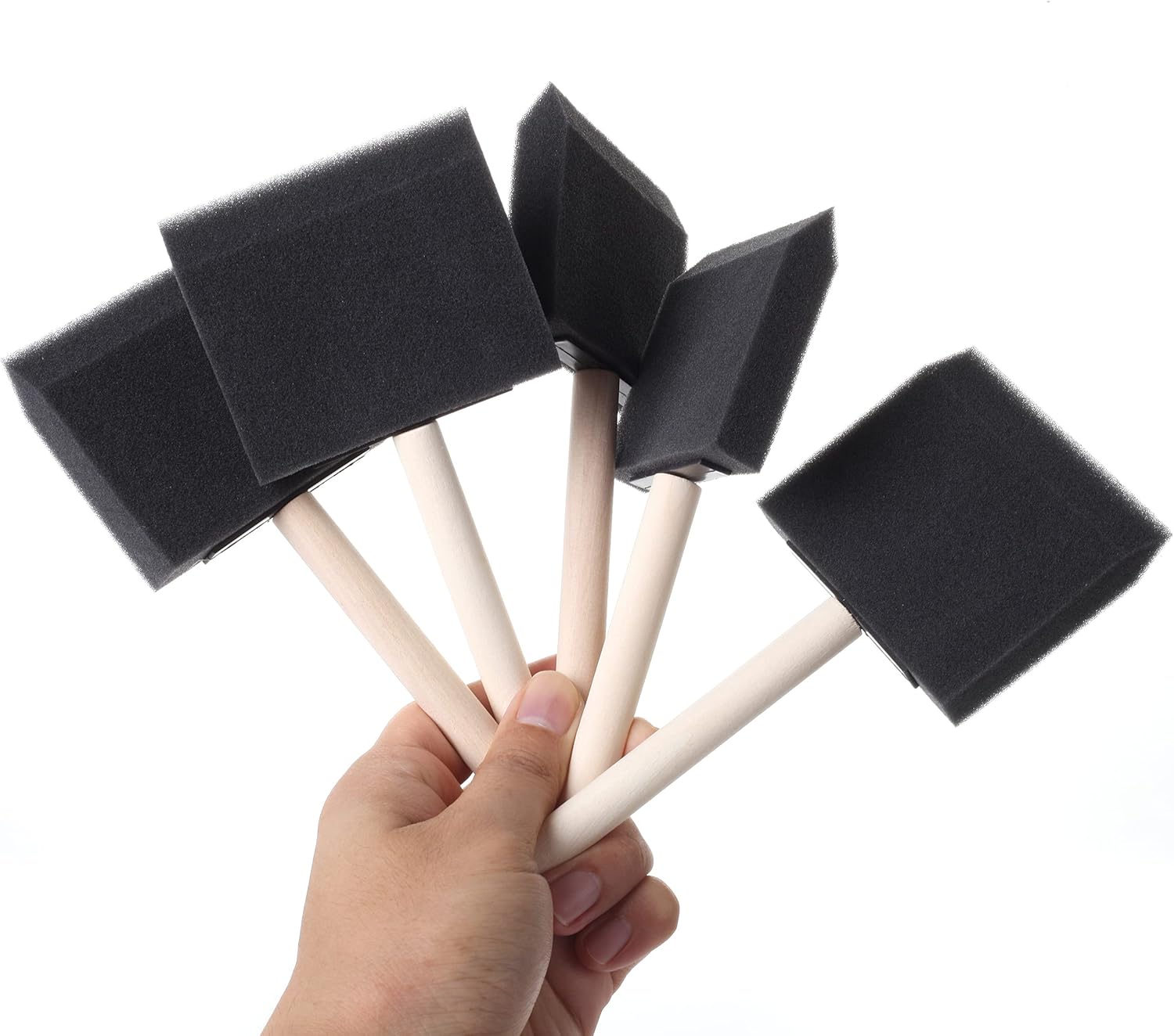 Bates- Foam Paint Brushes, 3 Inch, 12 pcs, Foam Brush, Sponge Brush, Sponge Brushes for Painting, Sponge Paint Brush, Foam Brushes for Staining, Paint Sponges, Sponge Paint Brushes for Painting. : Arts, Crafts & Sewing