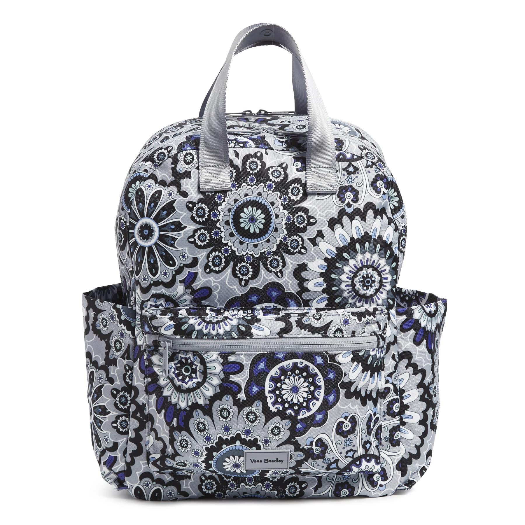 Vera BradleyWomen's Recycled Lighten Up Reactive Campus Totepack Backpack, Tranquil Medallion, One Size