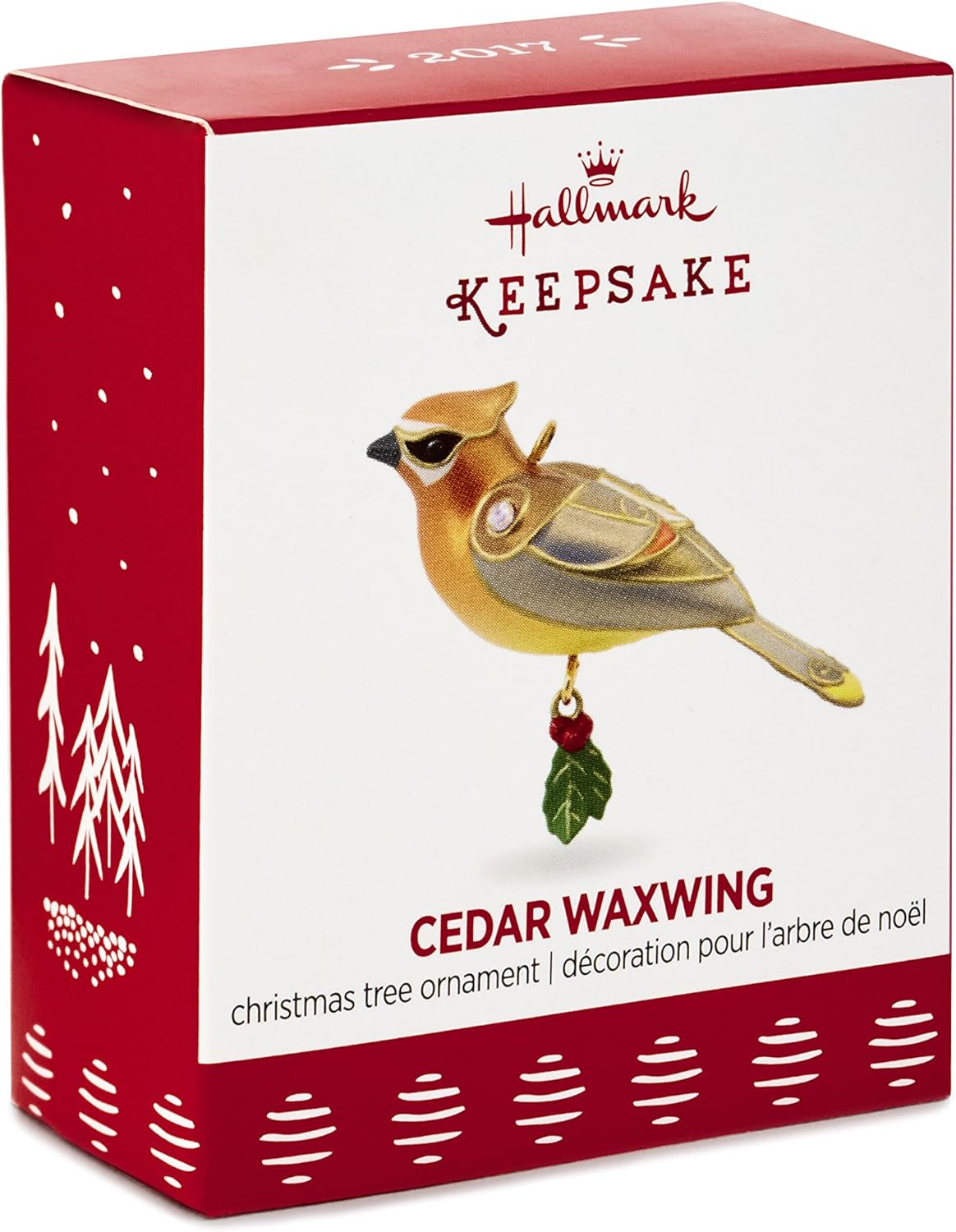 Hallmark 795QXM8532 Miniature Beauty of Birds Cedar Waxwing Keepsake Christmas Ornaments