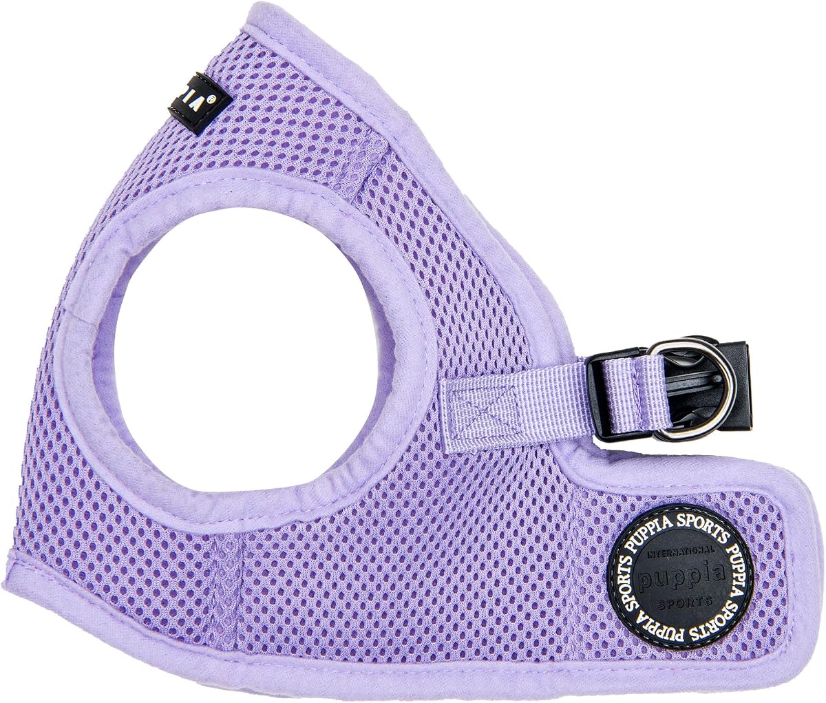 Soft Vest Dog Harness Step-in Padded Mesh No Choke No Pull Comfortable Walking Running Training for Small Medium Large Dogs, Violet, Medium