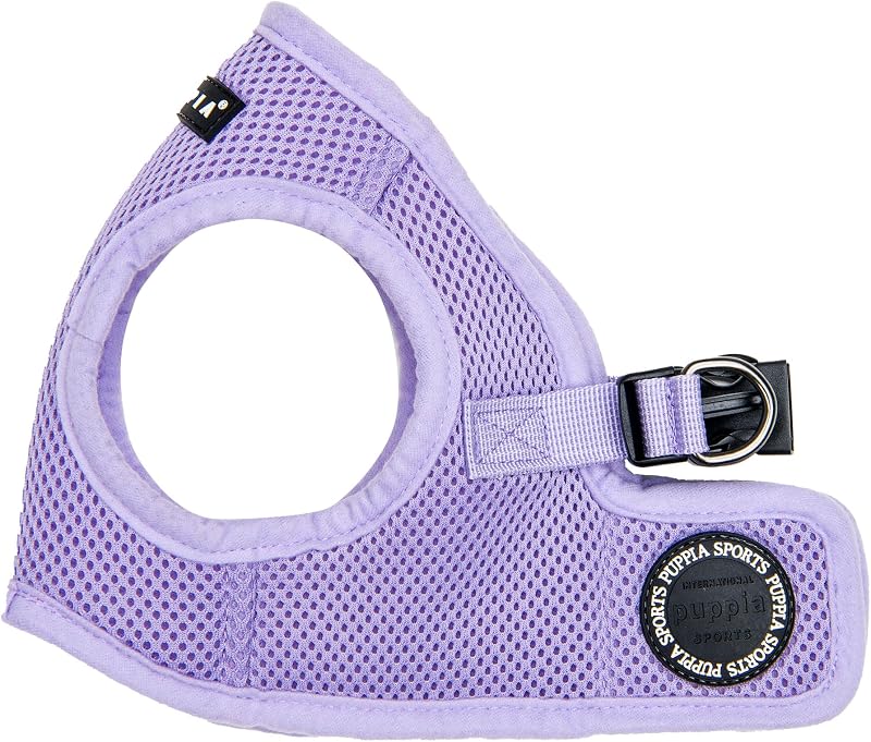 Soft Vest Dog Harness Step-in Padded Mesh No Choke No Pull Comfortable Walking Running Training for Small Medium Large Dogs, Violet, Medium