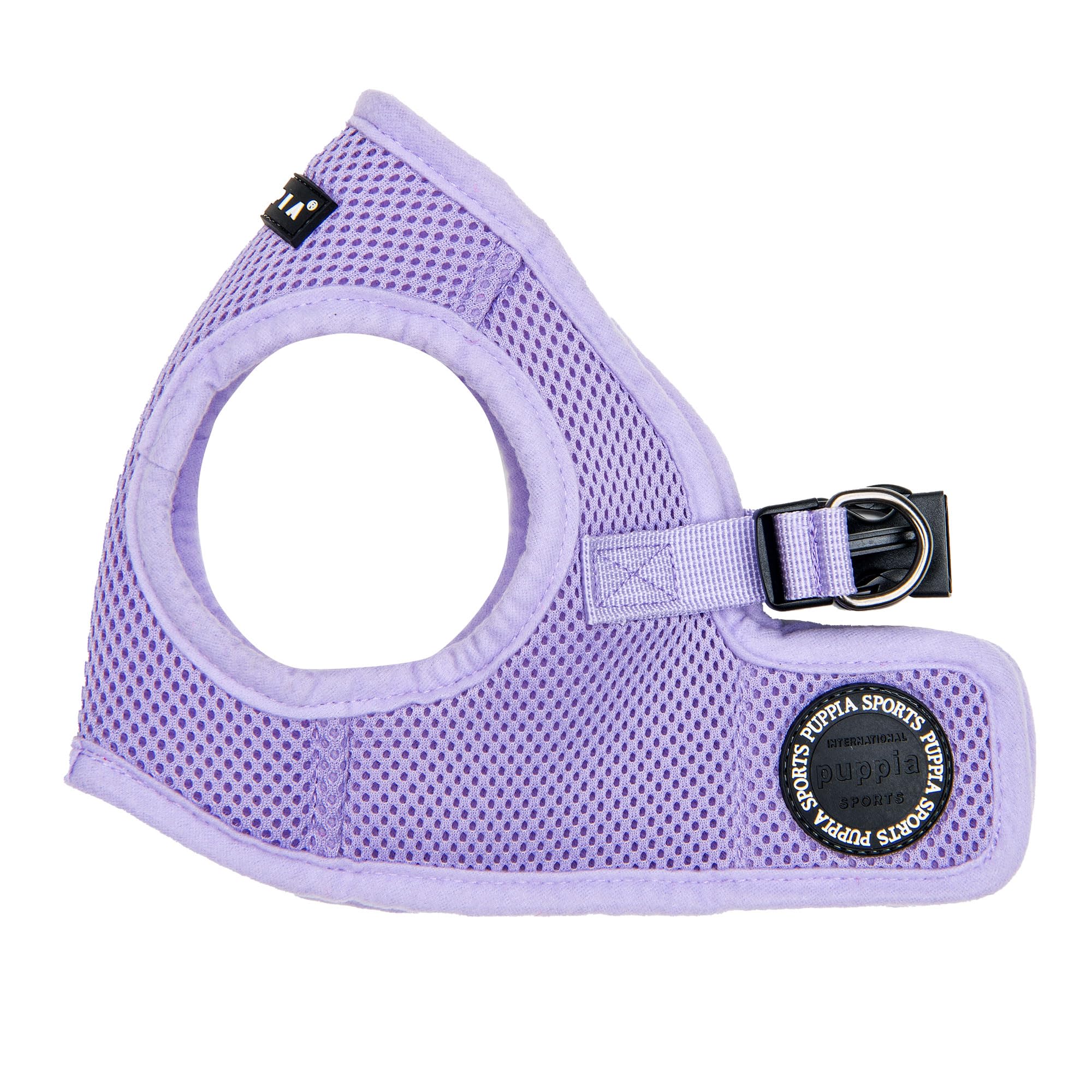 Puppia Soft Vest Dog Harness Step-in Padded Mesh No Choke No Pull Comfortable Walking Running Training for Small Medium Large Dogs, Violet, Medium