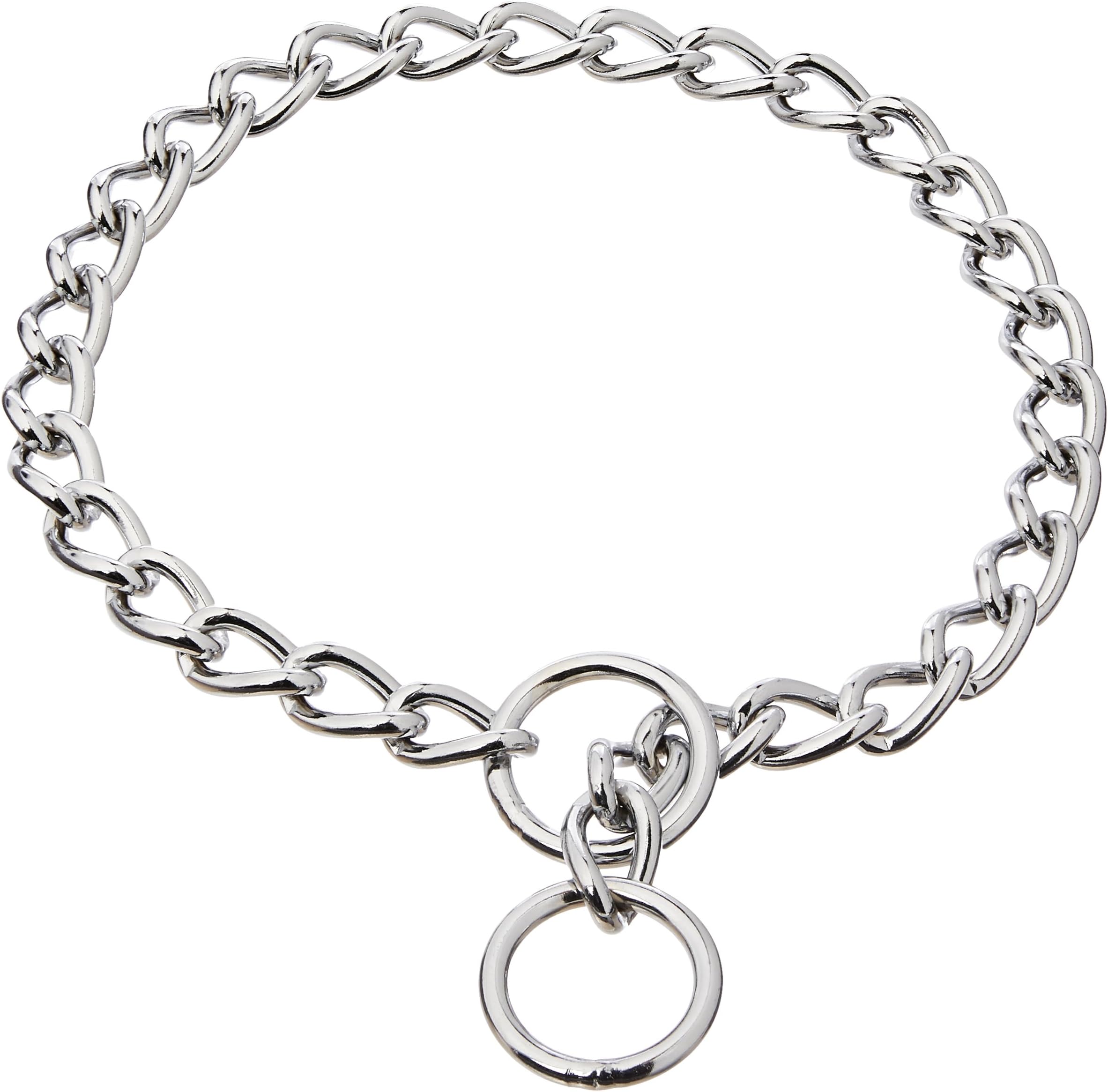 Coastal Pet Titan Chain Training Dog Collar - Durable Metal Choke Collar for Dog Training - Argon-Welded, Chrome Chain - 4 mm x 22"