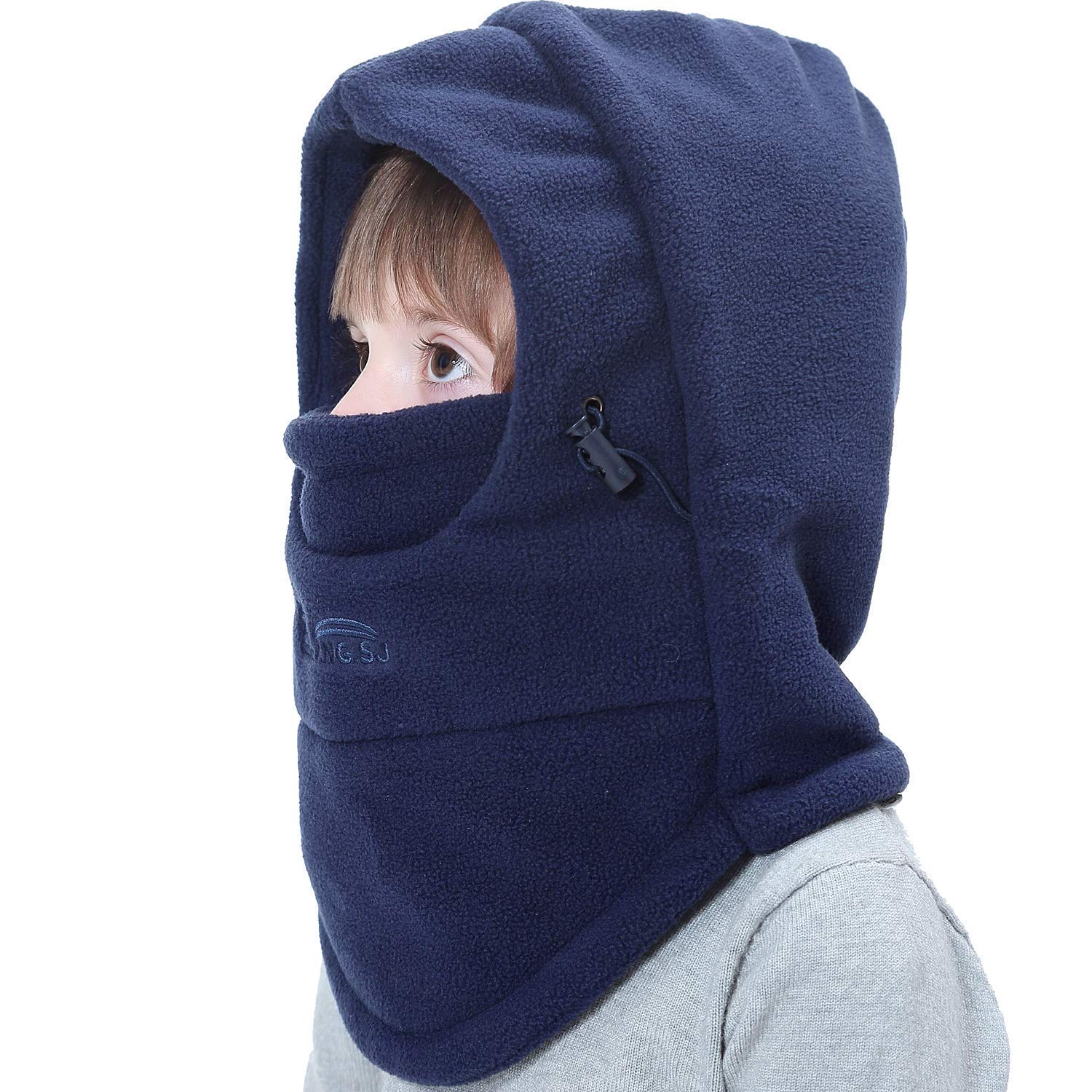 Cappello Inverno Cappelli Sciarpa Fissa per Bambini, Inverno Doppio Strato Caldo a Maglia con Sciarpa Cerchio Sci Outdoor Sport Invernale Natale Regalo