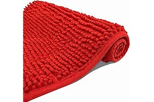 Eanpet Chenille Bath Mat - The Perfect Holiday Addition to Your Bathroom
