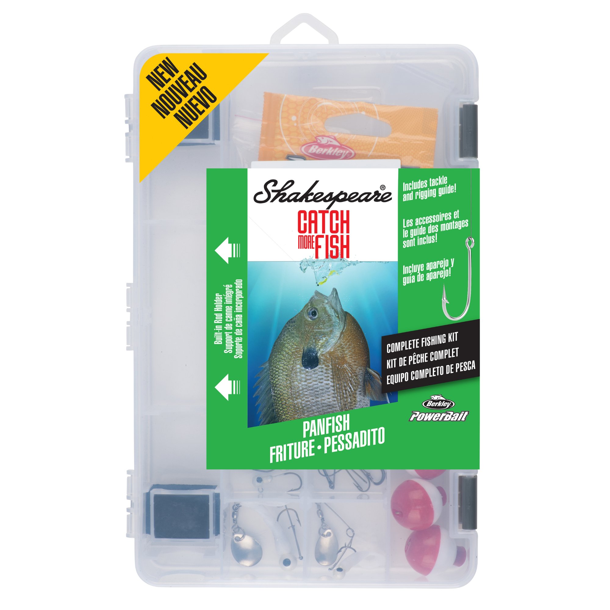 Shakespeare Catch More Fish Fishing Tackle Kit (All Models)