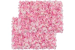 U'Artlien's Artificial Flower Wall Panel Decor, Adding Floral Elegance to Your Spaces