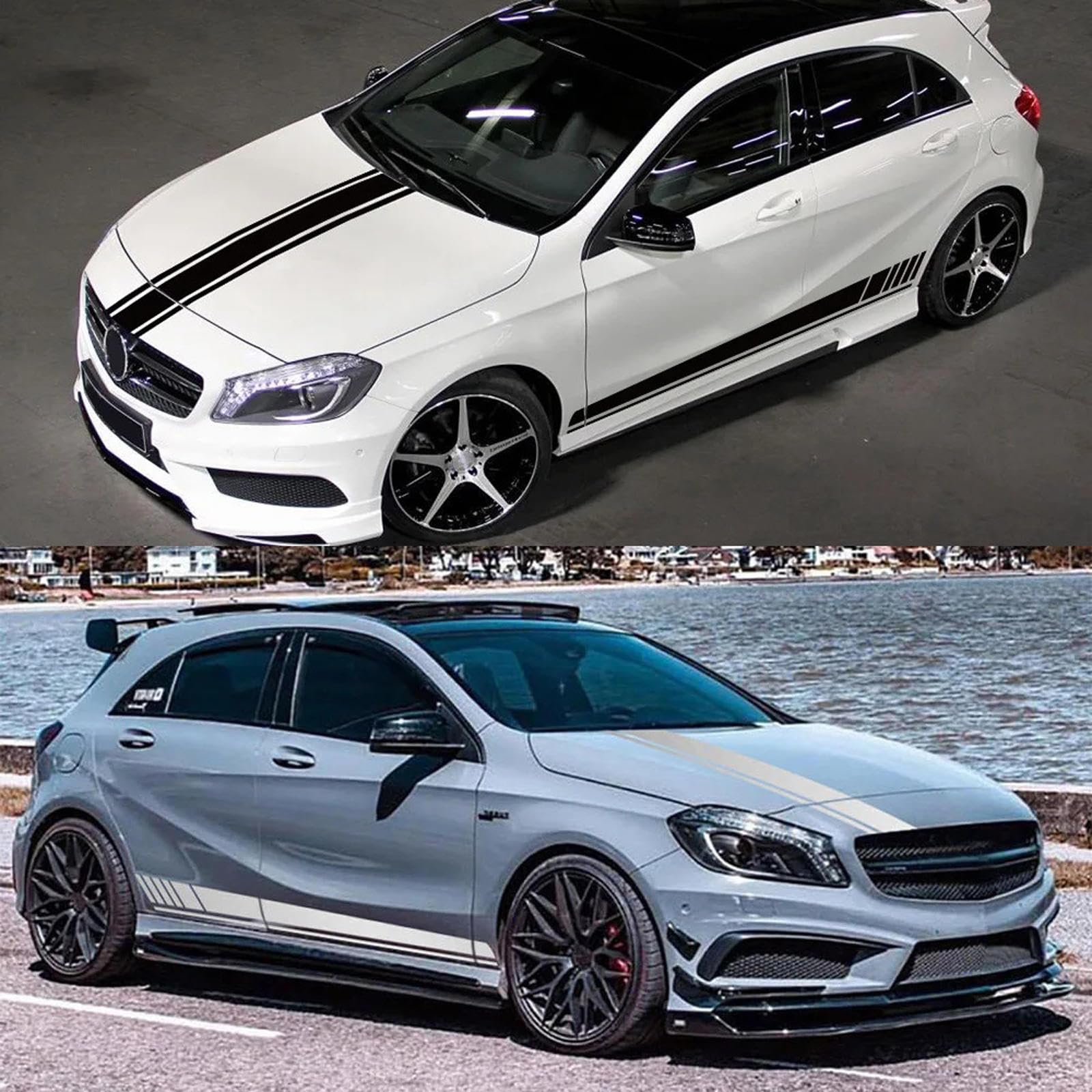 Naklejki winylowe samochodowe Naklejka na maskę, pasujące do Audi BMW Mercedes Ford VW Toyota Nissan Kia Renault Hyundai Skoda Auto Tuning