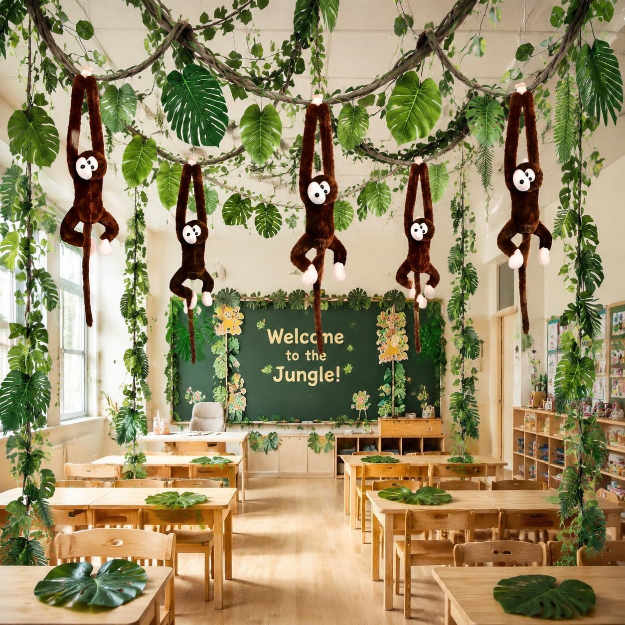 Jungle Party Decoration Rainforest Safari Tropical Classroom Decor Supplies