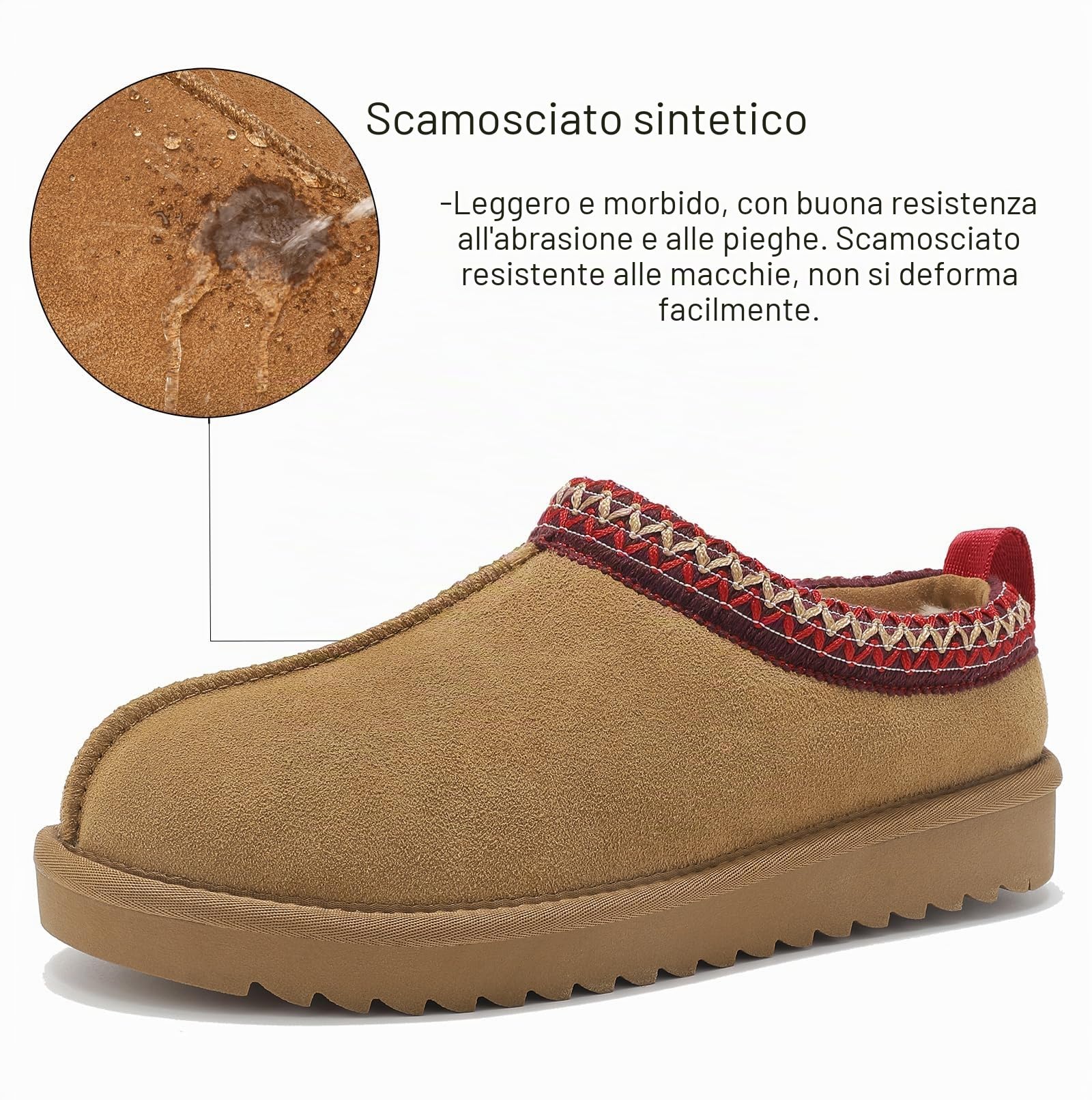 Meik Mangni Donna Pantofole da Casa Invernali 36-43 EU | Antiscivolo,Ciabatte All'aperto,Caldo Peluche,Scarpe di Cotone