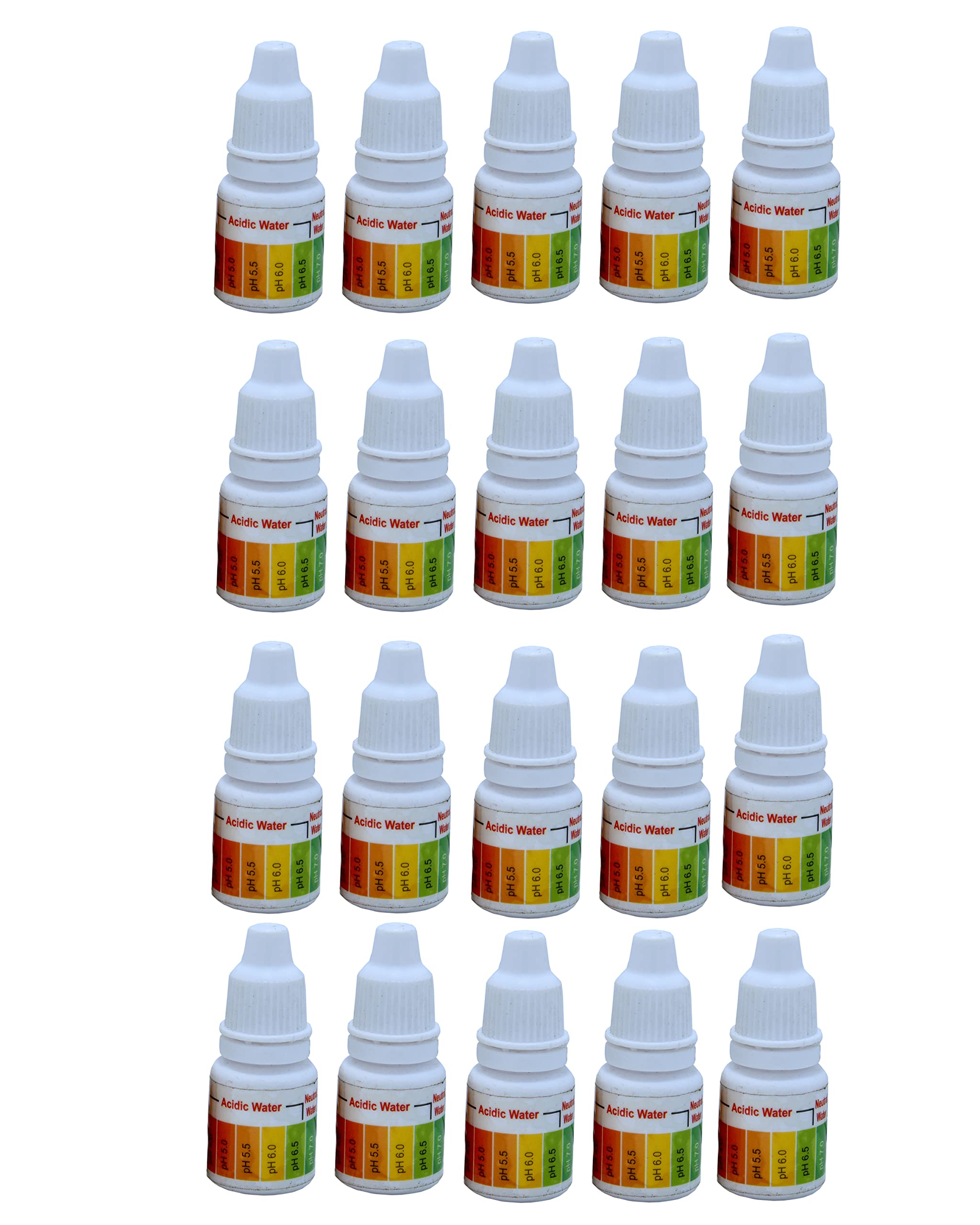Buy BIOWAY 20 Pcs PH TESTING LIQUID SOLUTION KIT BOTTLE FOR TESTING