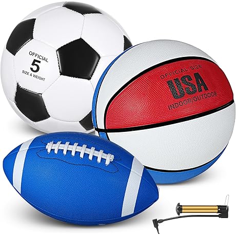 Sratte Sports Balls Gift Set for Kids