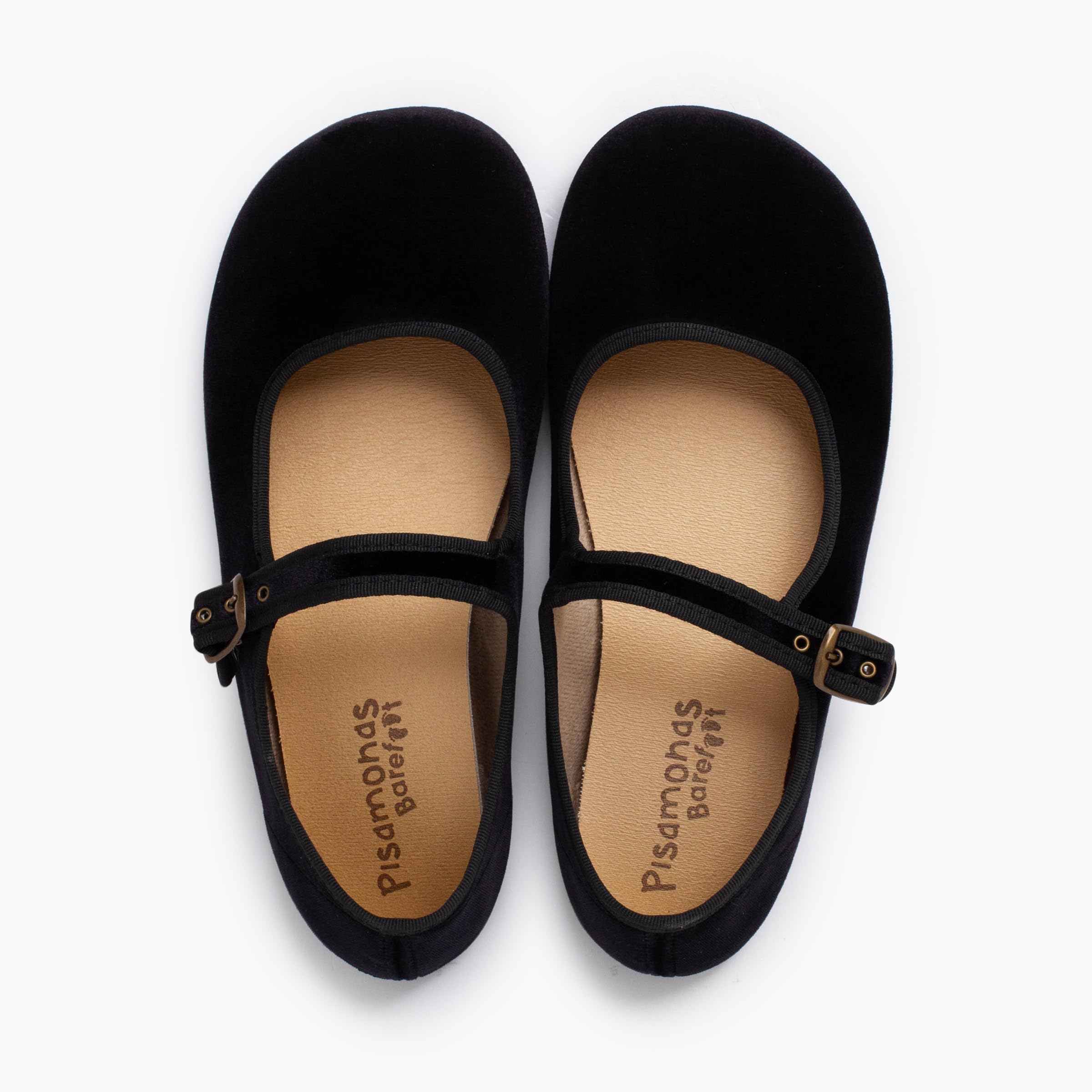 Pisamonas Merceditas Mujer Barefoot Terciopelo Hebilla