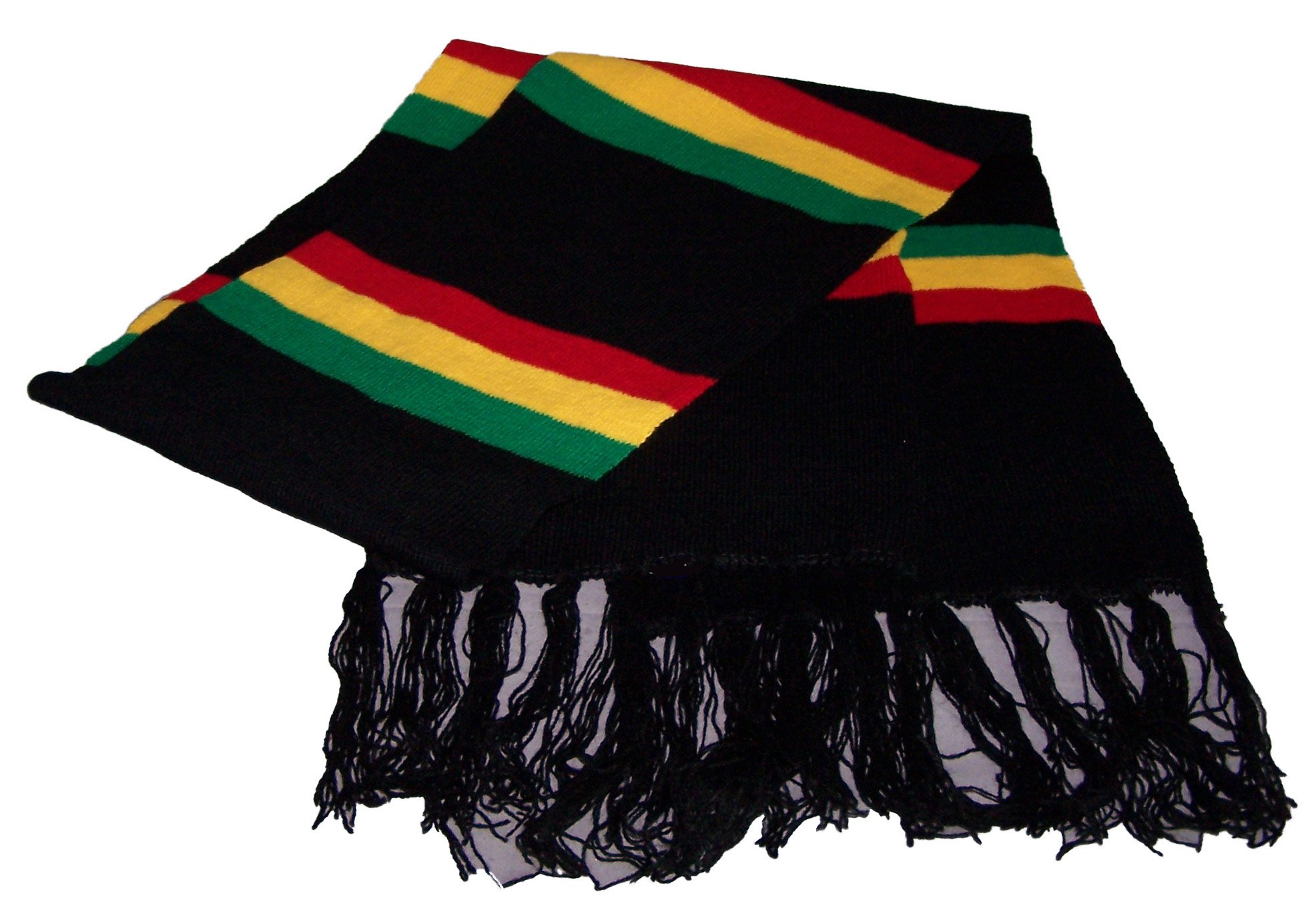 Reggae Rasta Scarves With Fringes - Gifts (46102 Z)