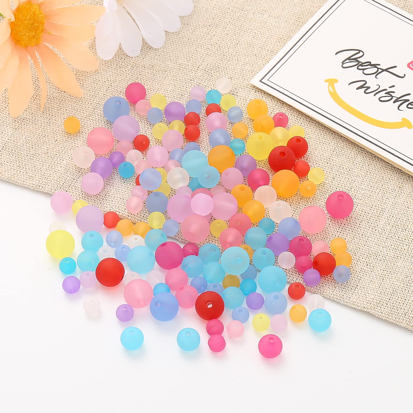 Beadthoven - 800 perline acriliche trasparenti in acrilico, a forma di cuore, stella, farfalla, perline per fai da te, collane, bracciali, orecchini, gioielli, foro: 1,5-2,5 mm
